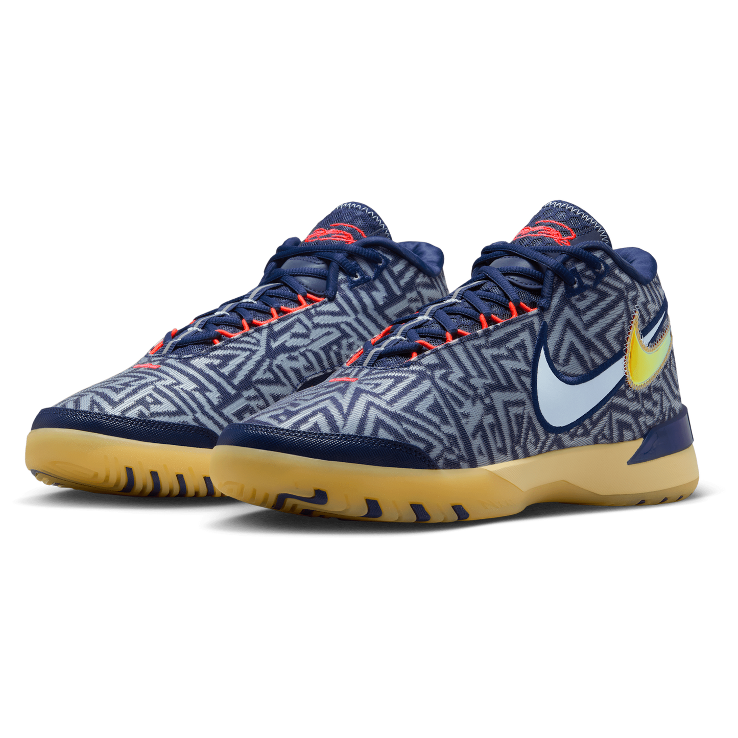 Nike LBJ Nxxt Genisus - Men's - Midnight Navy/Lt Armory Blue/Soft Yellow