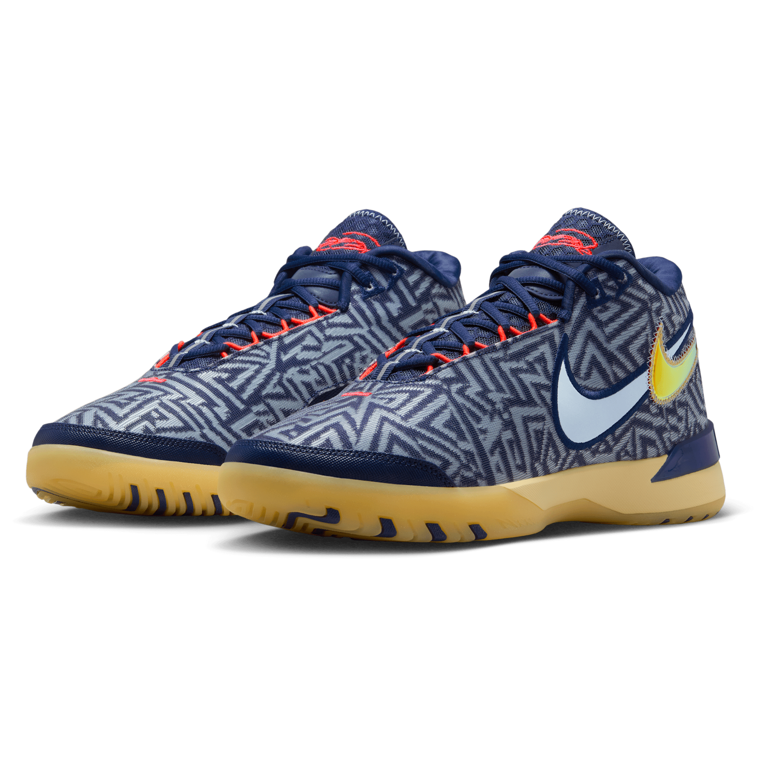 Nike LBJ Nxxt Genisus - Men's - Midnight Navy/Lt Armory Blue/Soft Yellow