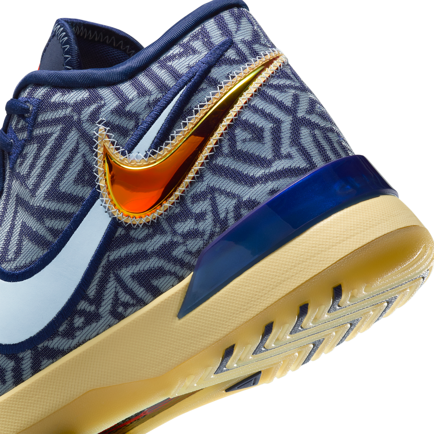 Nike LBJ Nxxt Genisus - Men's - Midnight Navy/Lt Armory Blue/Soft Yellow