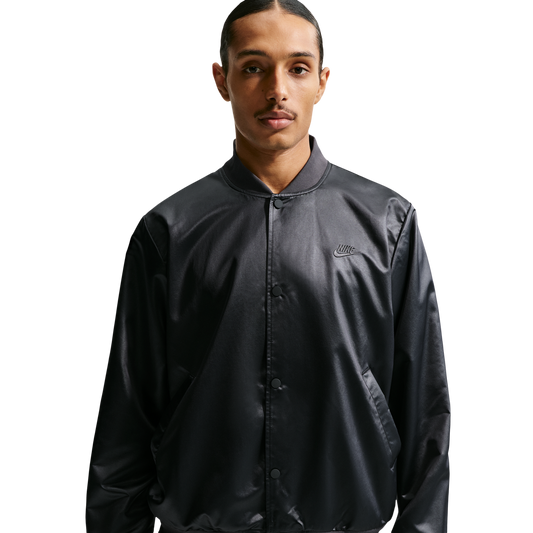 Nike Club Varsity Jacket - Men's - Black/Anthracite