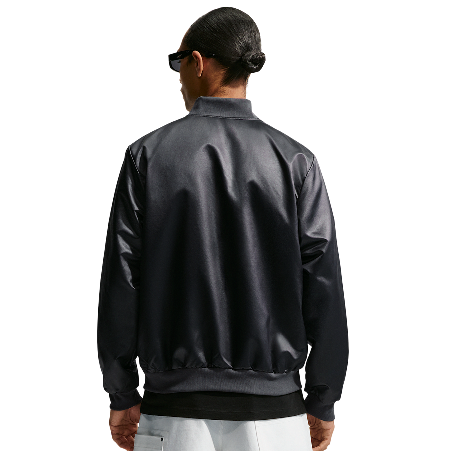 Nike Club Varsity Jacket - Men's - Black/Anthracite