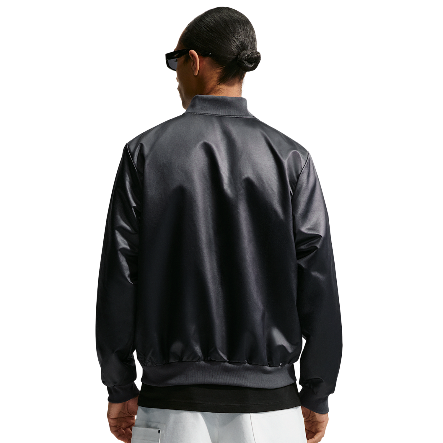 Nike Club Varsity Jacket - Men's - Black/Anthracite