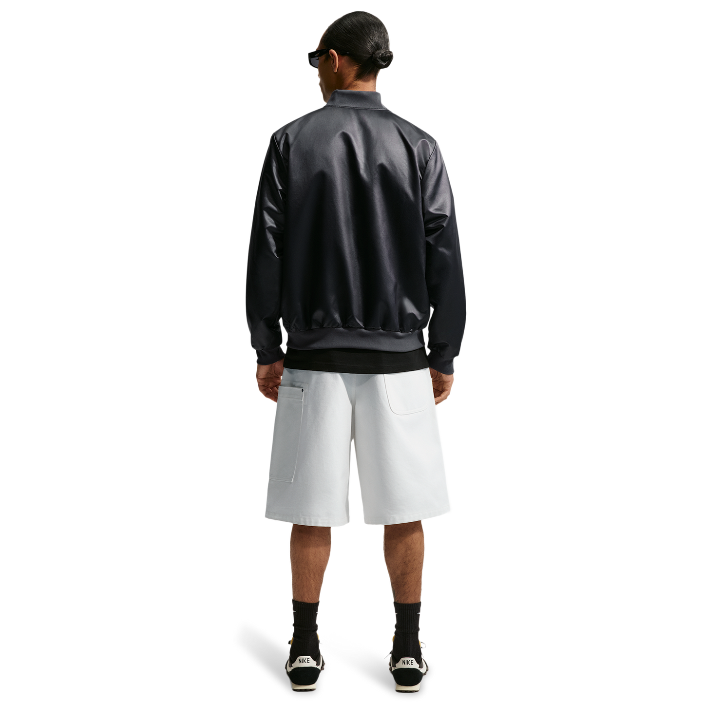 Nike Club Varsity Jacket - Men's - Black/Anthracite