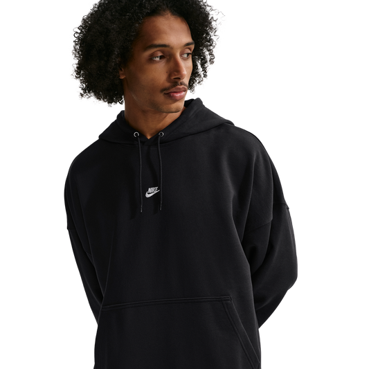 Nike Club French Terry Pullover Hoodie - Men's - Black/White/Black