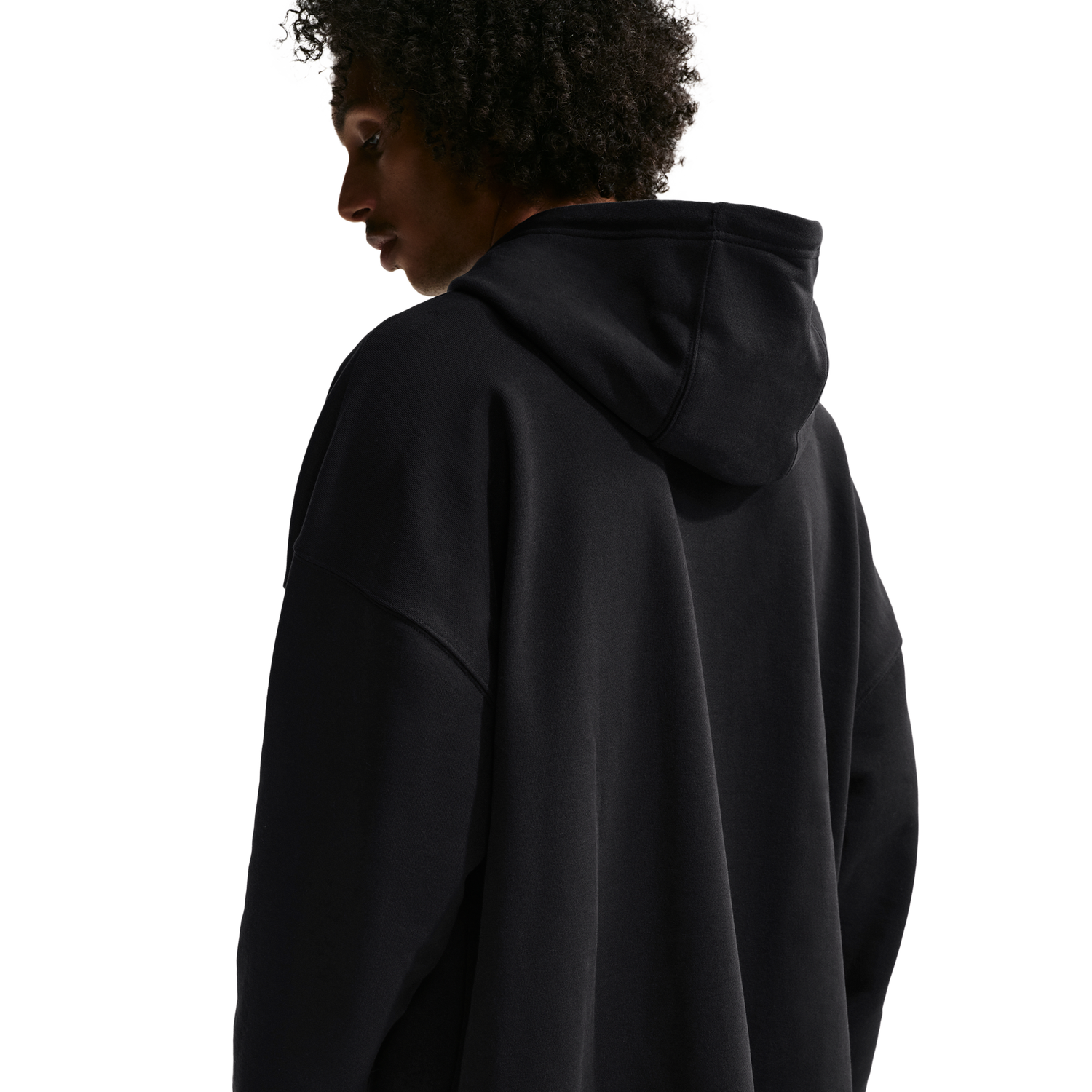 Nike Club French Terry Pullover Hoodie - Men's - Black/White/Black