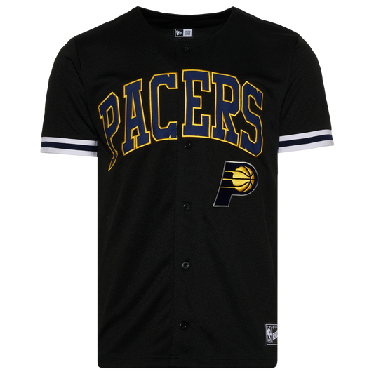 New Era Pacers Jersey - Men's - Black/Multi