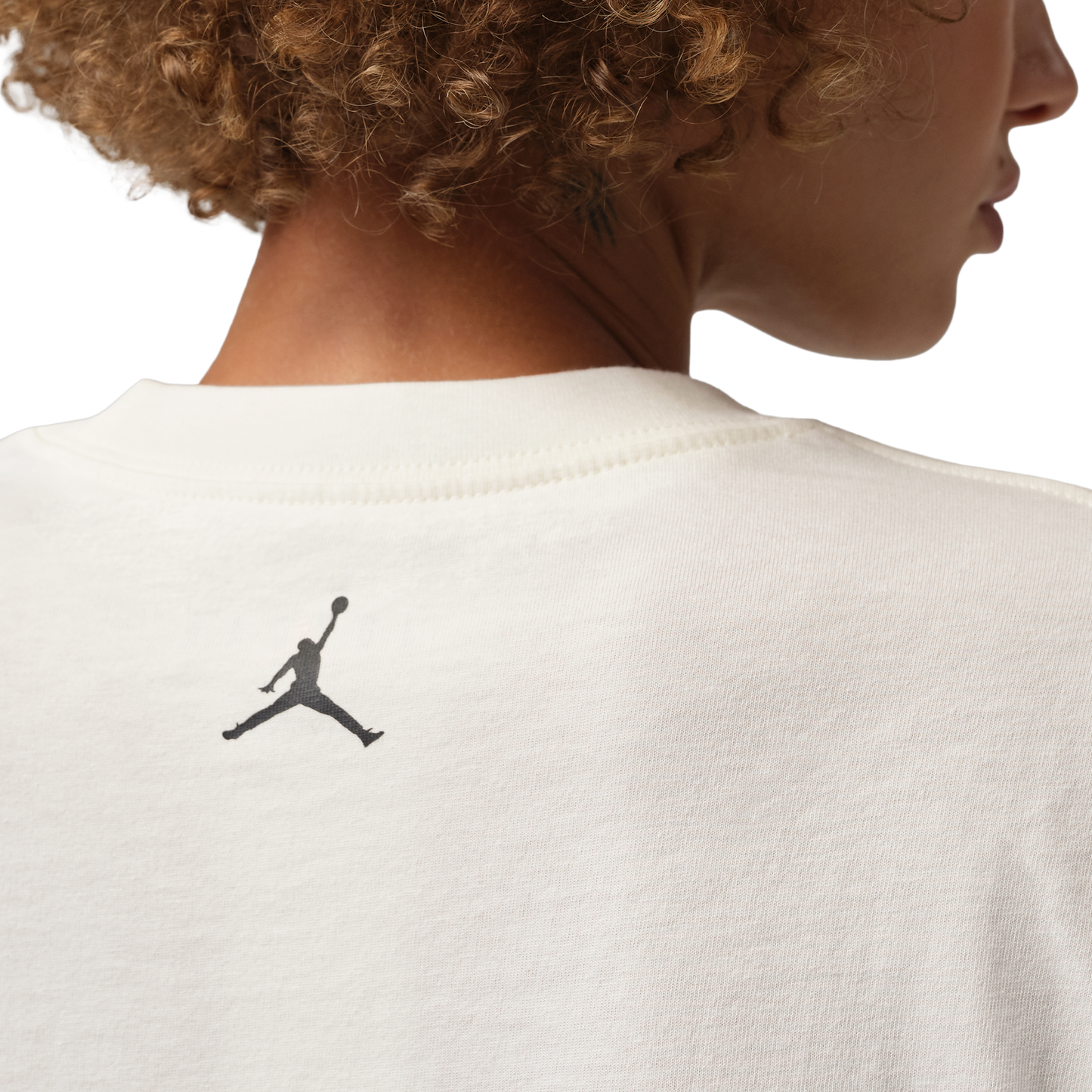 Jordan Brooklyn GF GFX Tee - Women's - Sail/Black