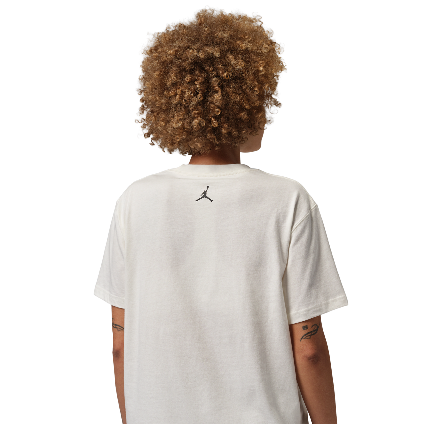 Jordan Brooklyn GF GFX Tee - Women's - Sail/Black
