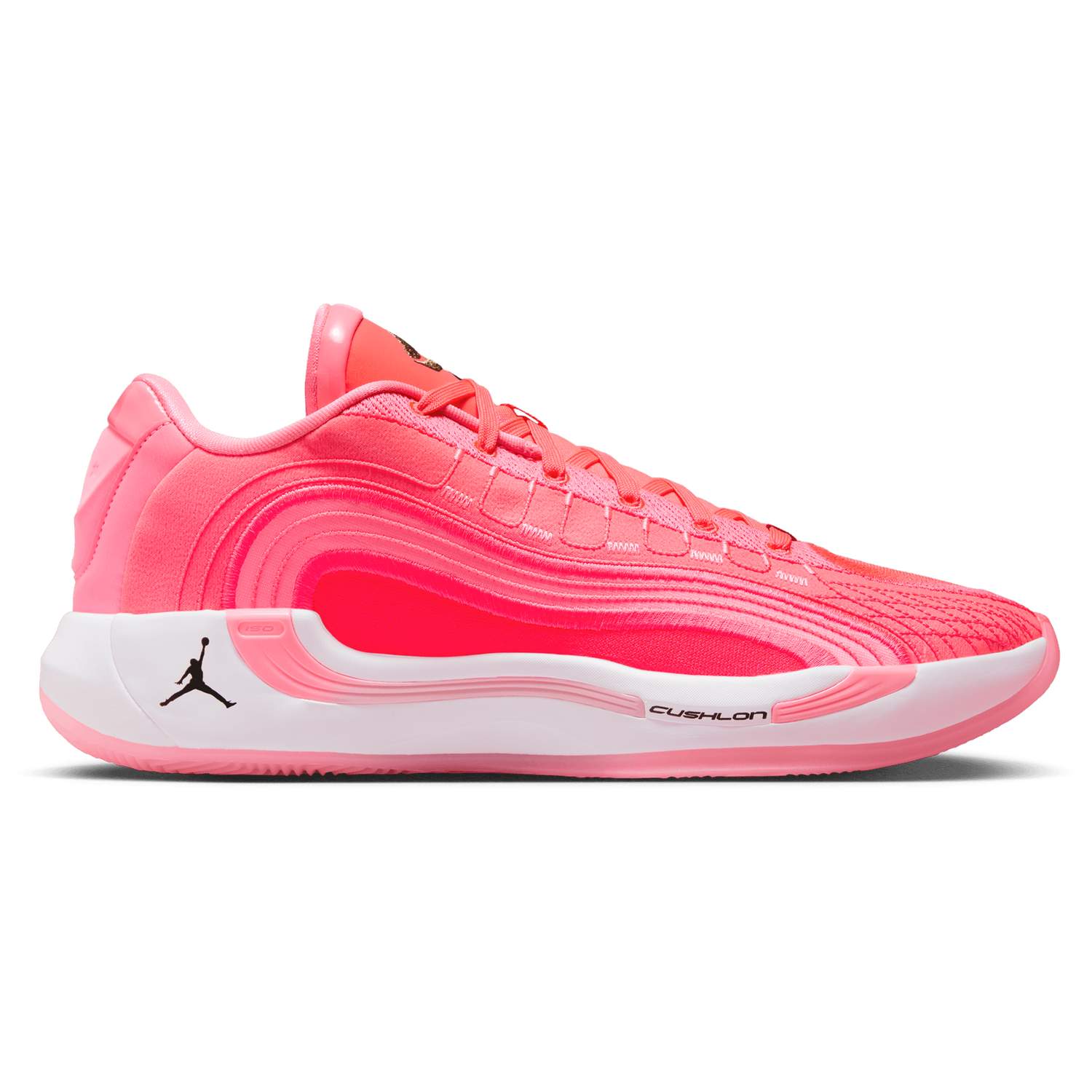 Jordan Luka 4 - Men's - Black/Flash Crimson/Sunset Pulse