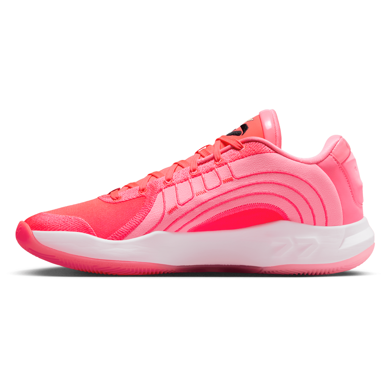 Jordan Luka 4 - Men's - Black/Flash Crimson/Sunset Pulse