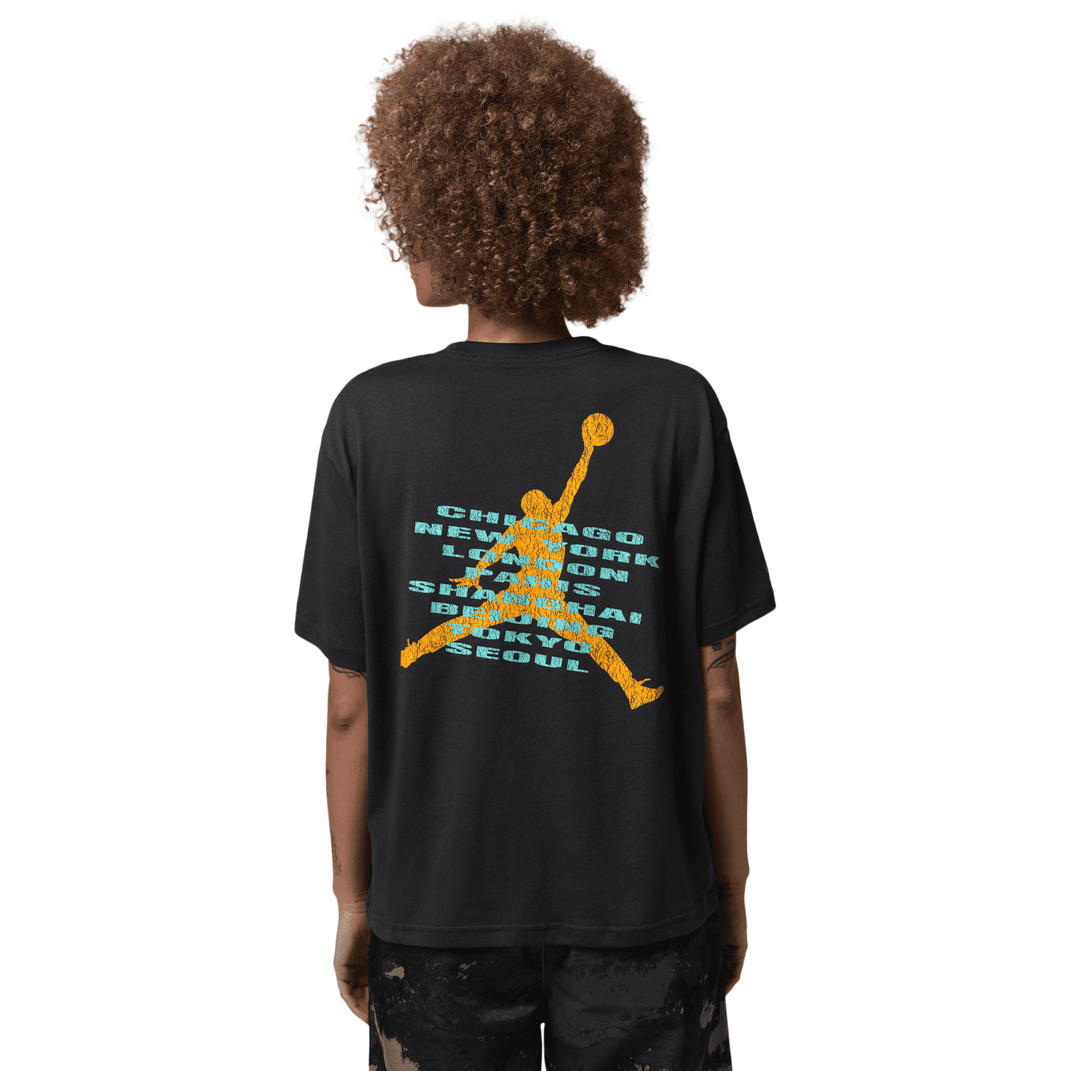 Jordan BRK Short Sleeve GF Graphic T-Shirt - Women's - Off Noir
