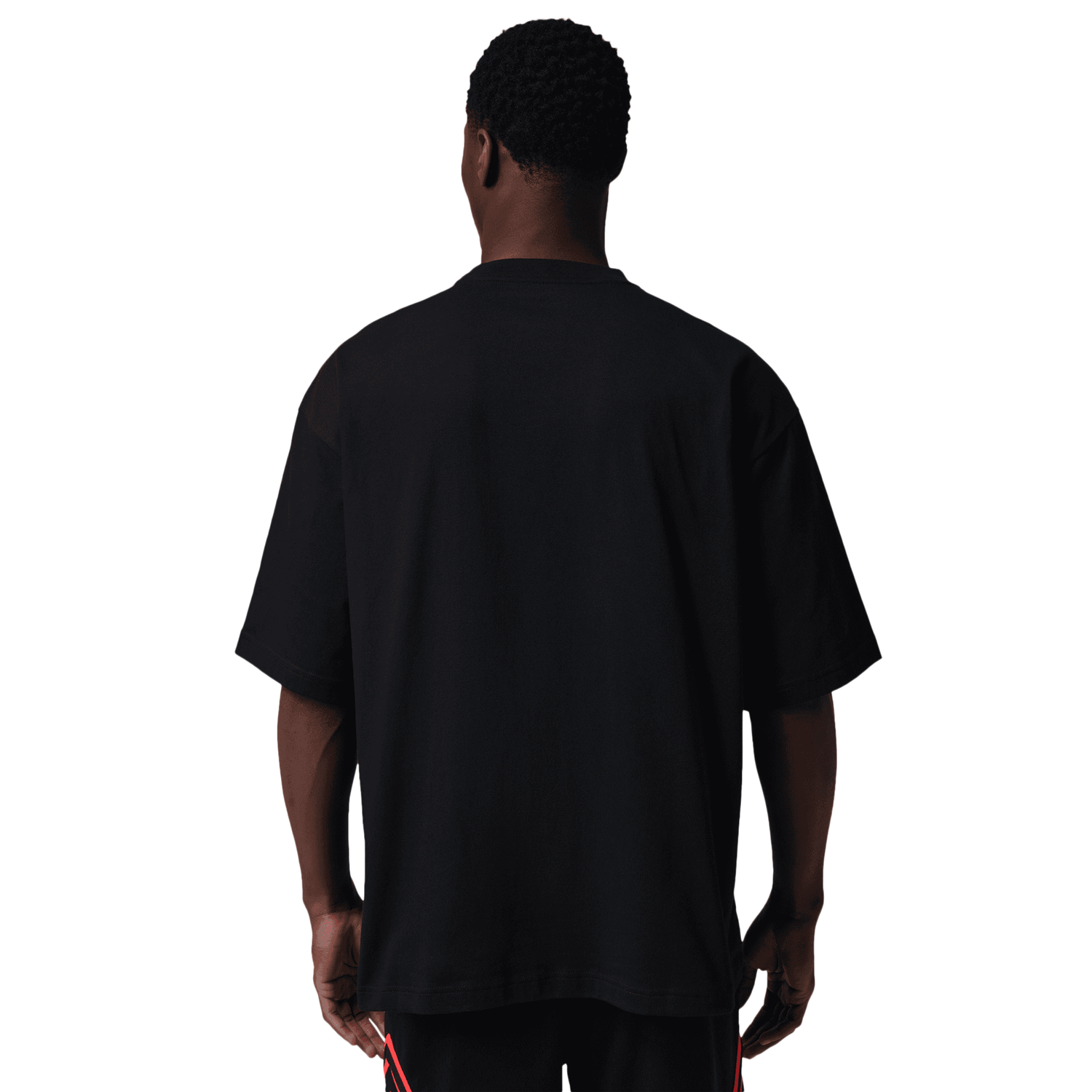 Jordan Dri-FIT SPT Statement Graphic Short Sleeve Crew - Men's - Infrared 23/Black
