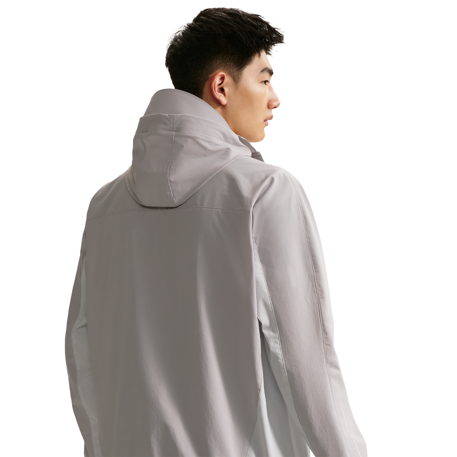 Nike Dri-Fit Tech Helios Sun Long Sleeve - Men's - Off White/Black/Grey Fog