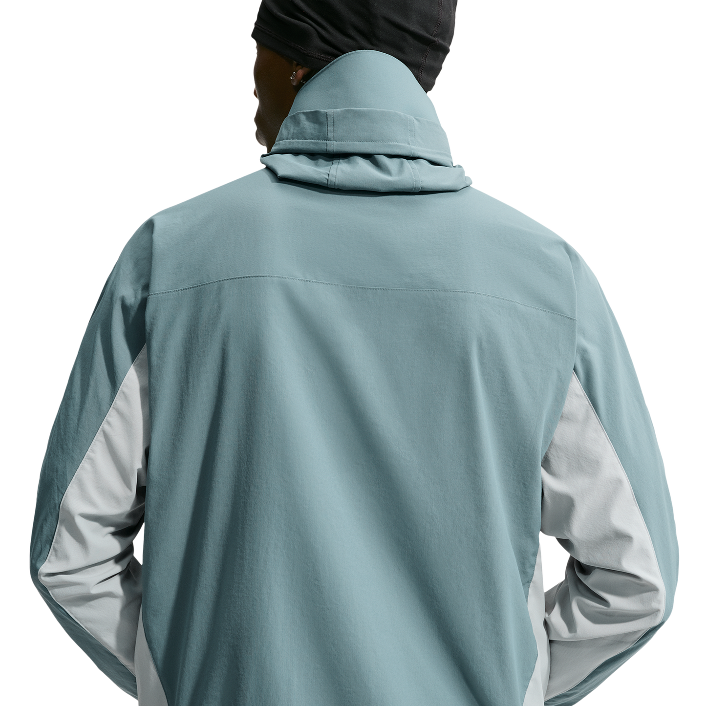 Nike Dri-Fit Tech Helios Sun Long Sleeve - Men's - Black/Light Pumice/Mineral Slate