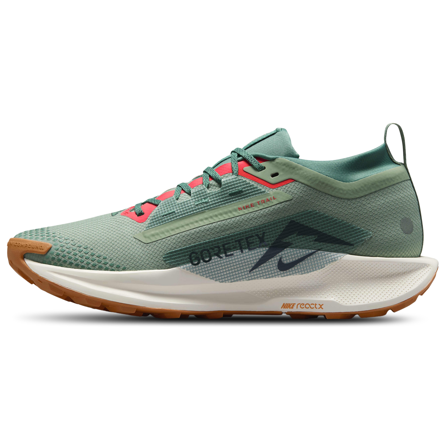Nike Reactx Pegasus Trail 5 GTX - Men's - Armory Navy/Jade Horizon/Pale Ivory
