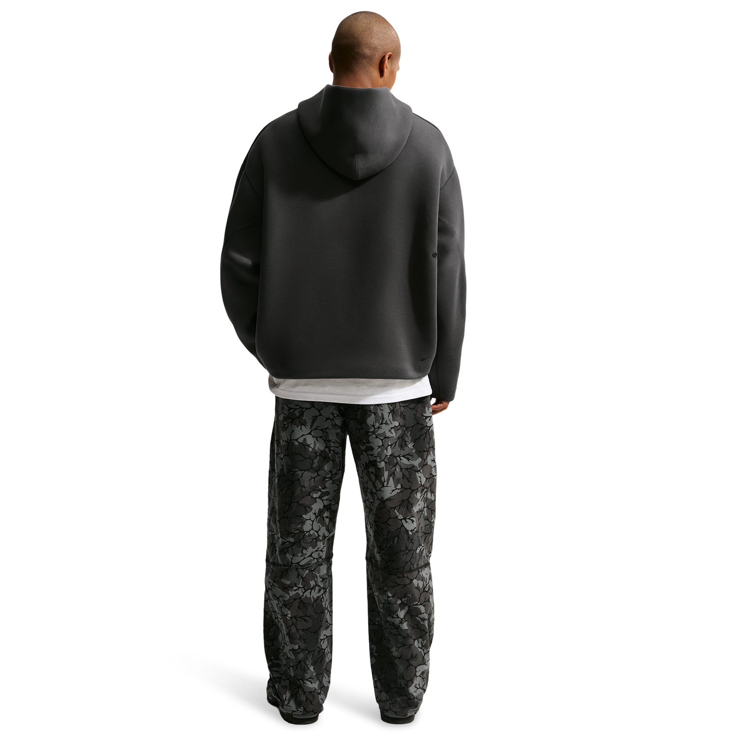 Nike Dri-FIT Tech Woven AOP Pants - Men's - Black/Black