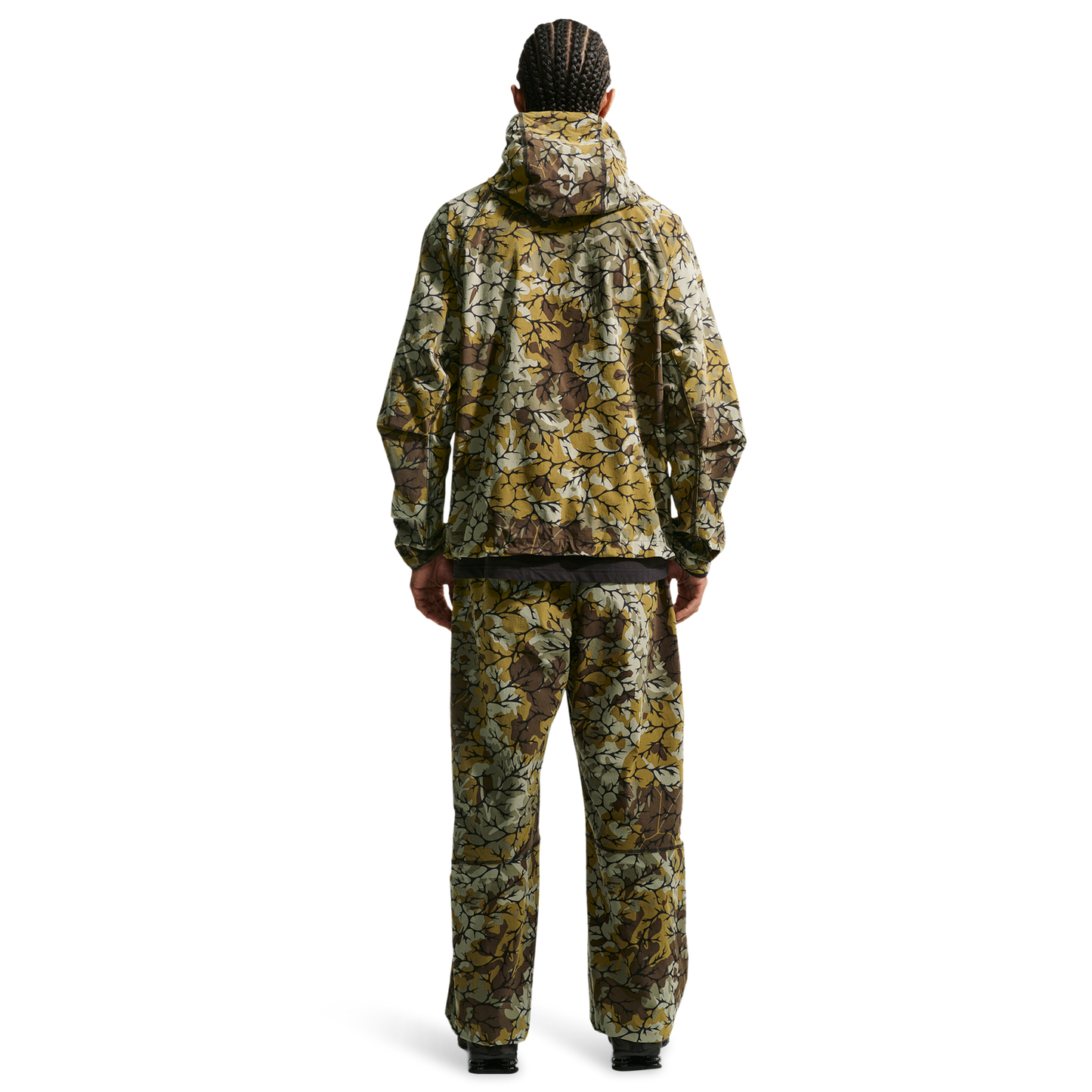 Nike Dri-FIT Tech Woven AOP Pants - Men's - Olive Flak/Black