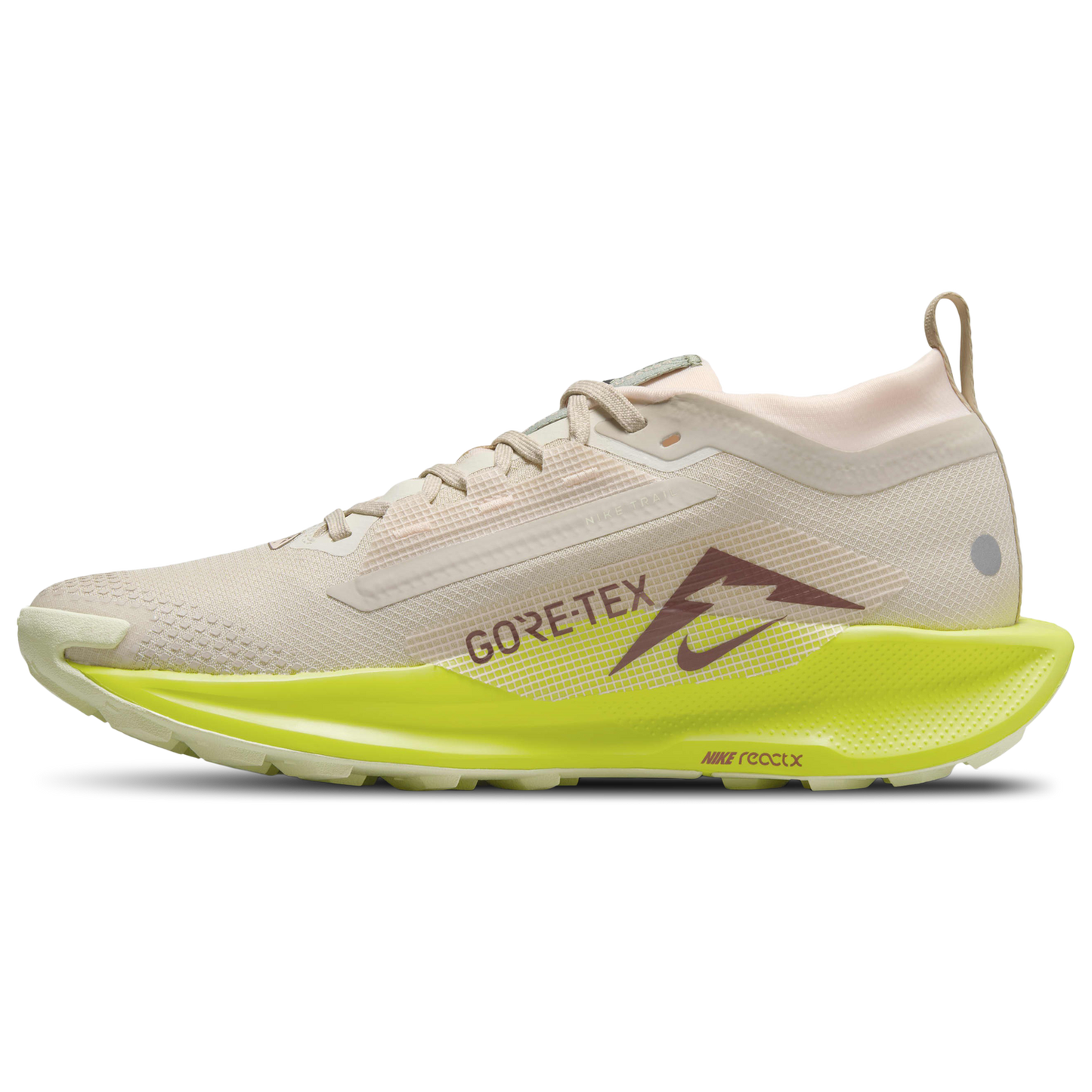 Nike Reactx Pegasus Trail 5 GTX - Women's - Sanddrift/Cyber/Dark Pony