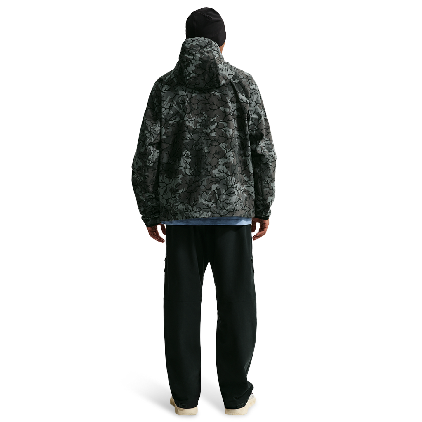 Nike Dri-FIT Tech Woven AOP Full-Zip - Men's - Black/Black