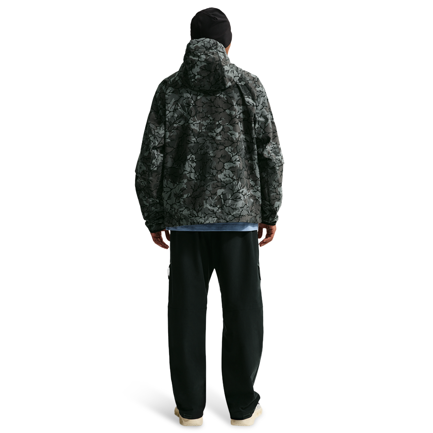 Nike Dri-FIT Tech Woven AOP Full-Zip - Men's - Black/Black