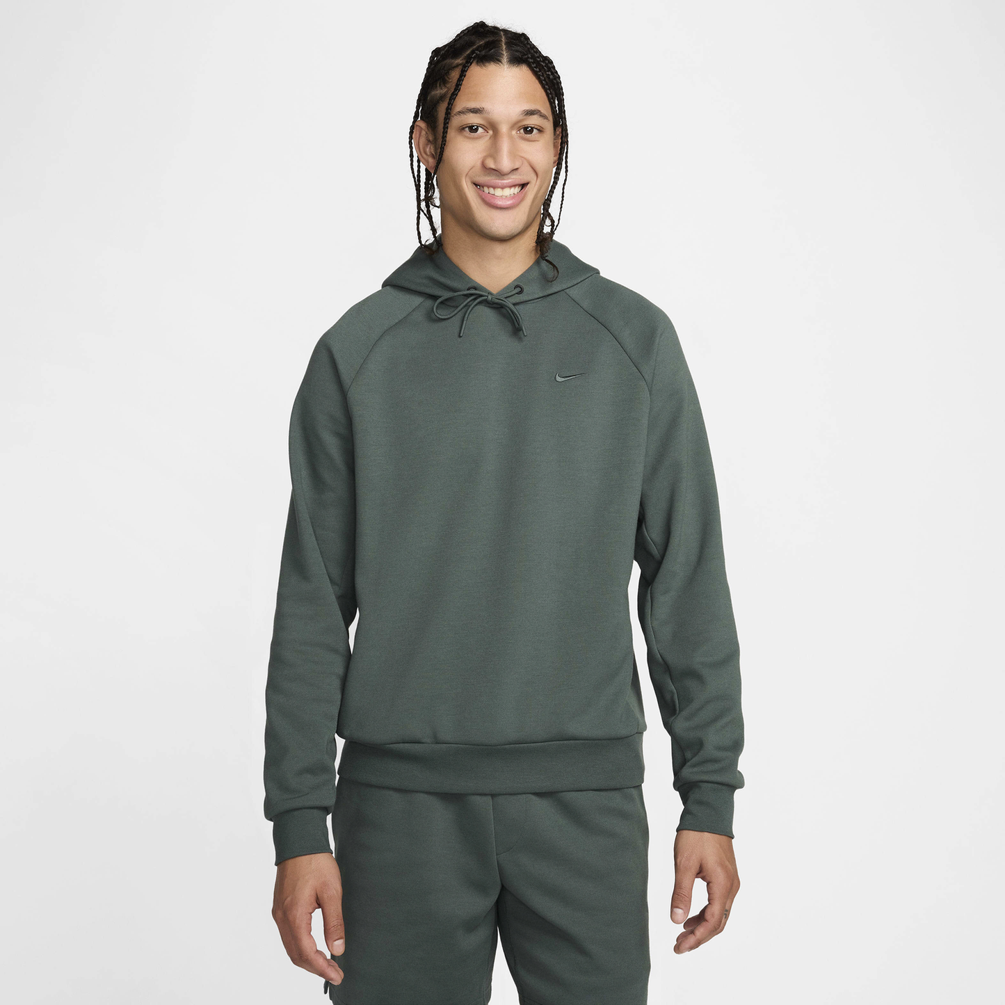 Nike Dri-FIT UV Primary Pullover Hoodie - Men's - Vintage Green/Vintage Green