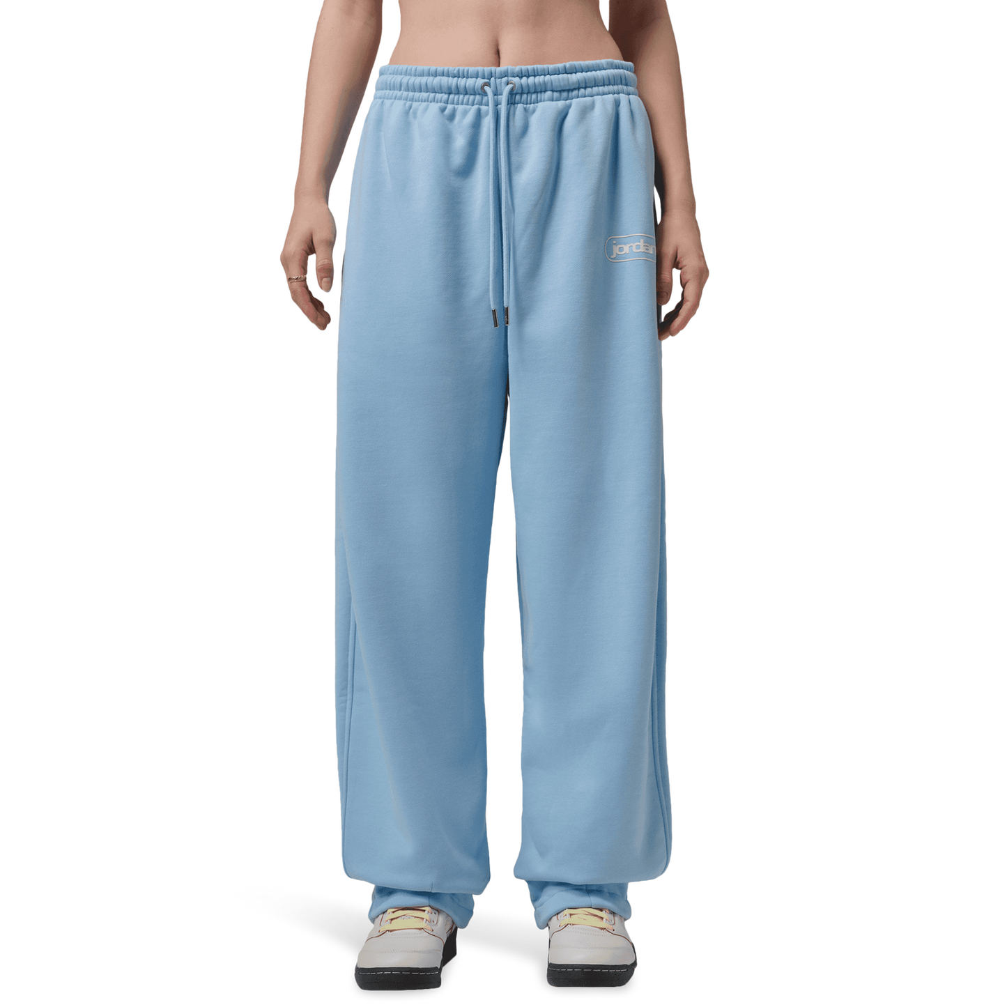 Jordan Flight Fleece Baggy Pants - Women's - Sail/Psychic Blue