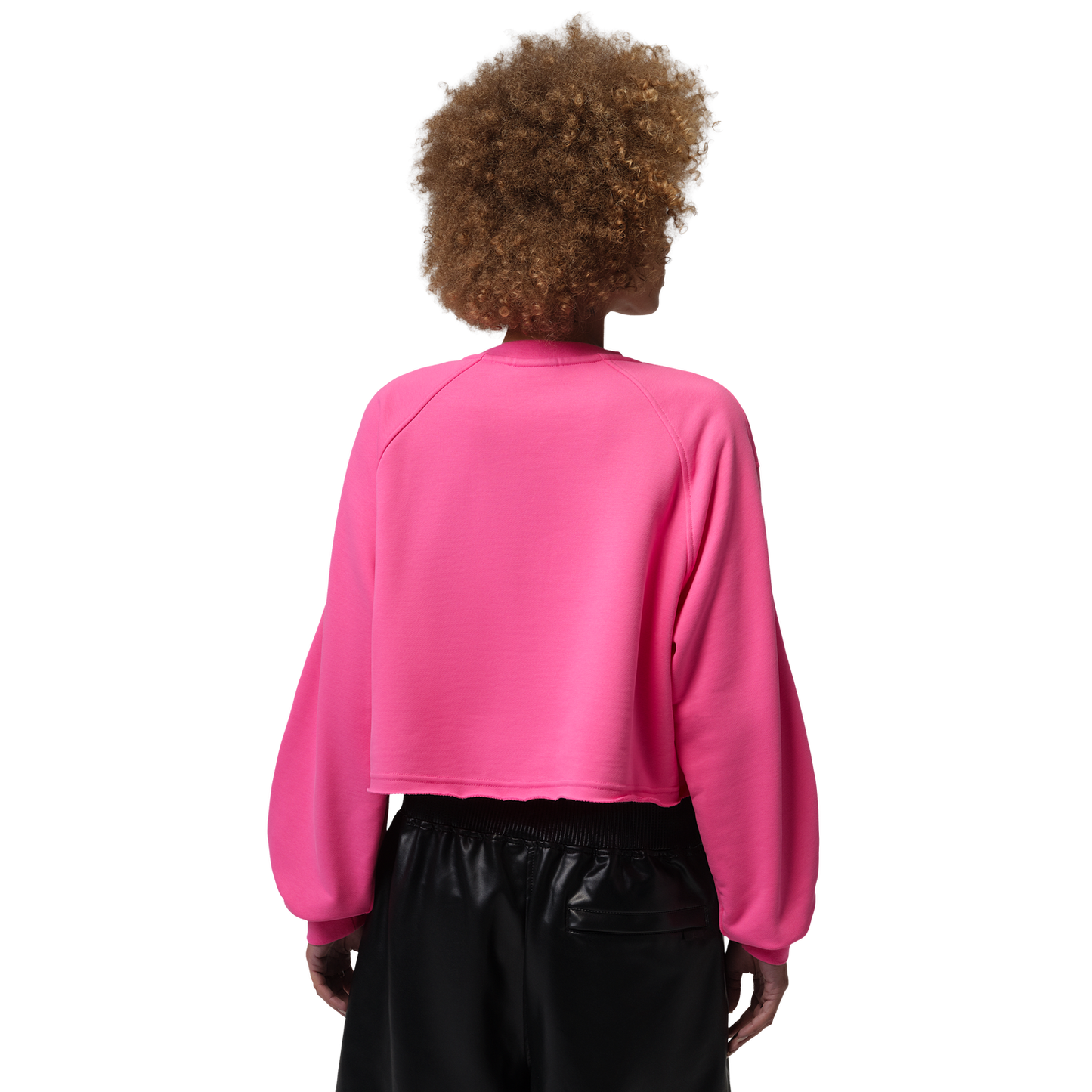 Jordan FLIGHT FLEECE CROP - Women's - Pink Glow/Pinksicle