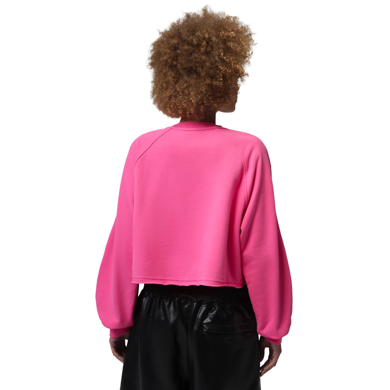 Jordan FLIGHT FLEECE CROP - Women's - Pink Glow/Pinksicle