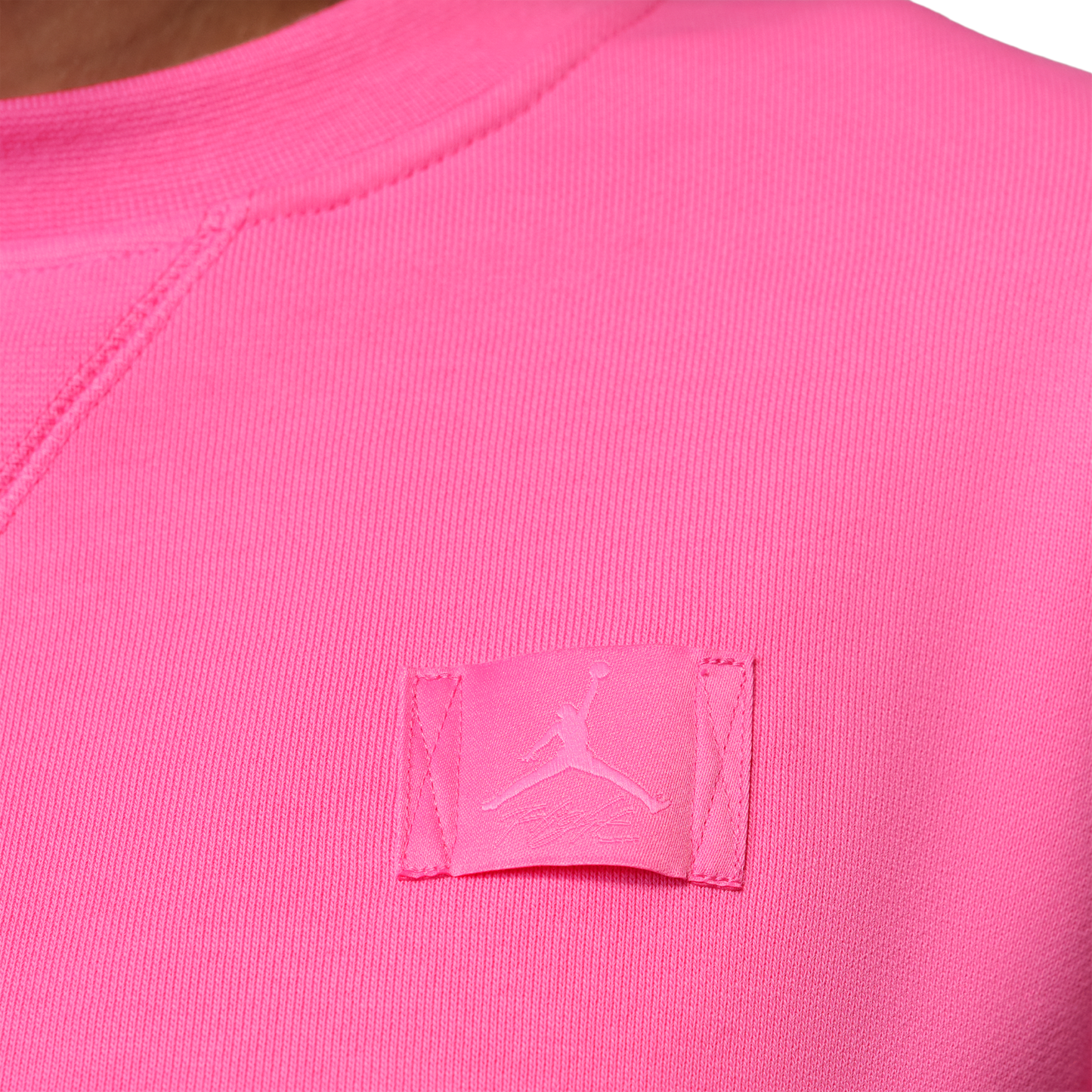 Jordan FLIGHT FLEECE CROP - Women's - Pink Glow/Pinksicle