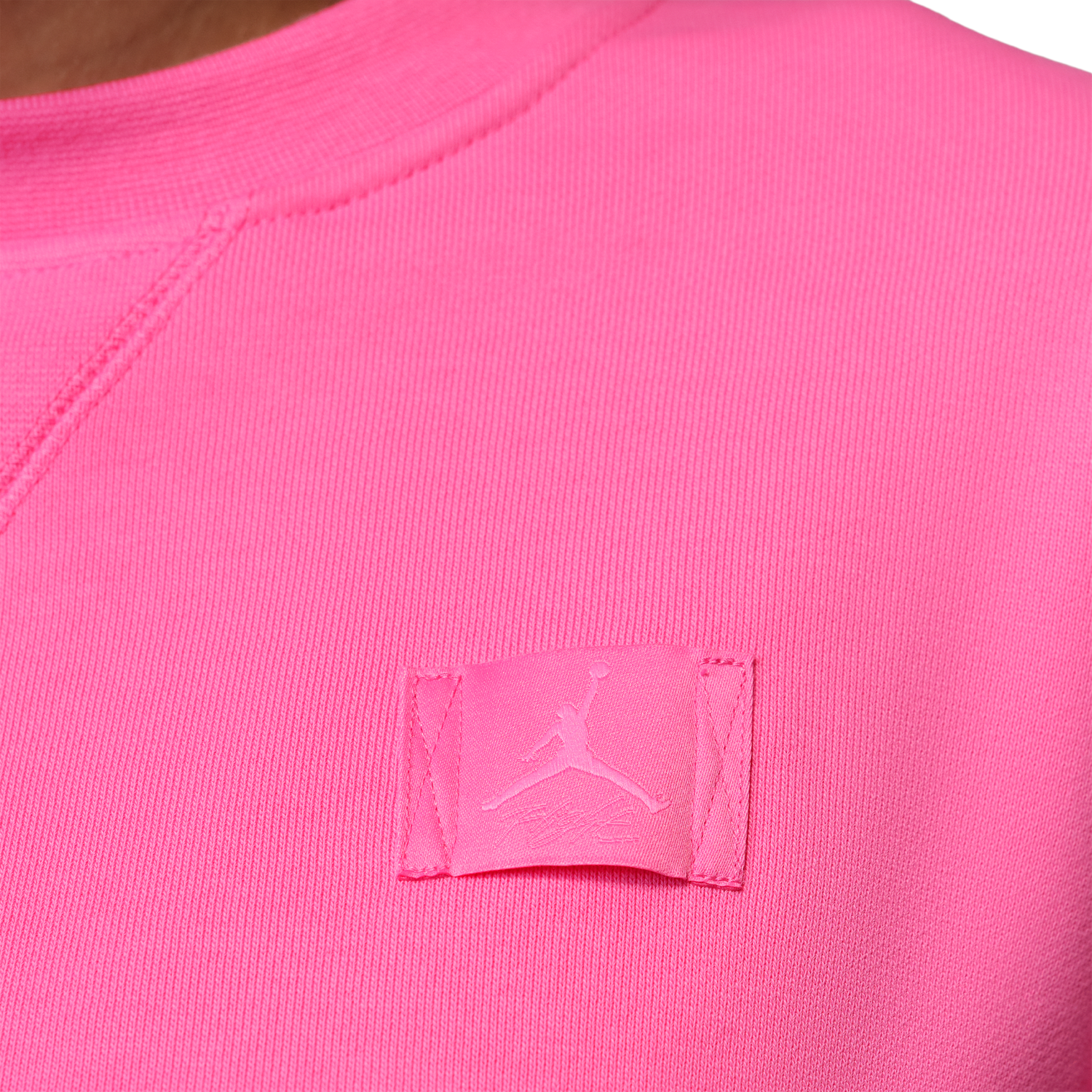Jordan FLIGHT FLEECE CROP - Women's - Pink Glow/Pinksicle