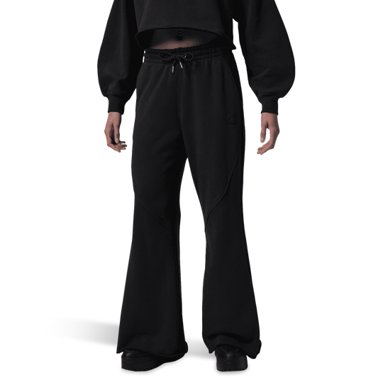 Jordan Flight Fleece FLR Pants - Women's - Black/Dark Smoke Grey