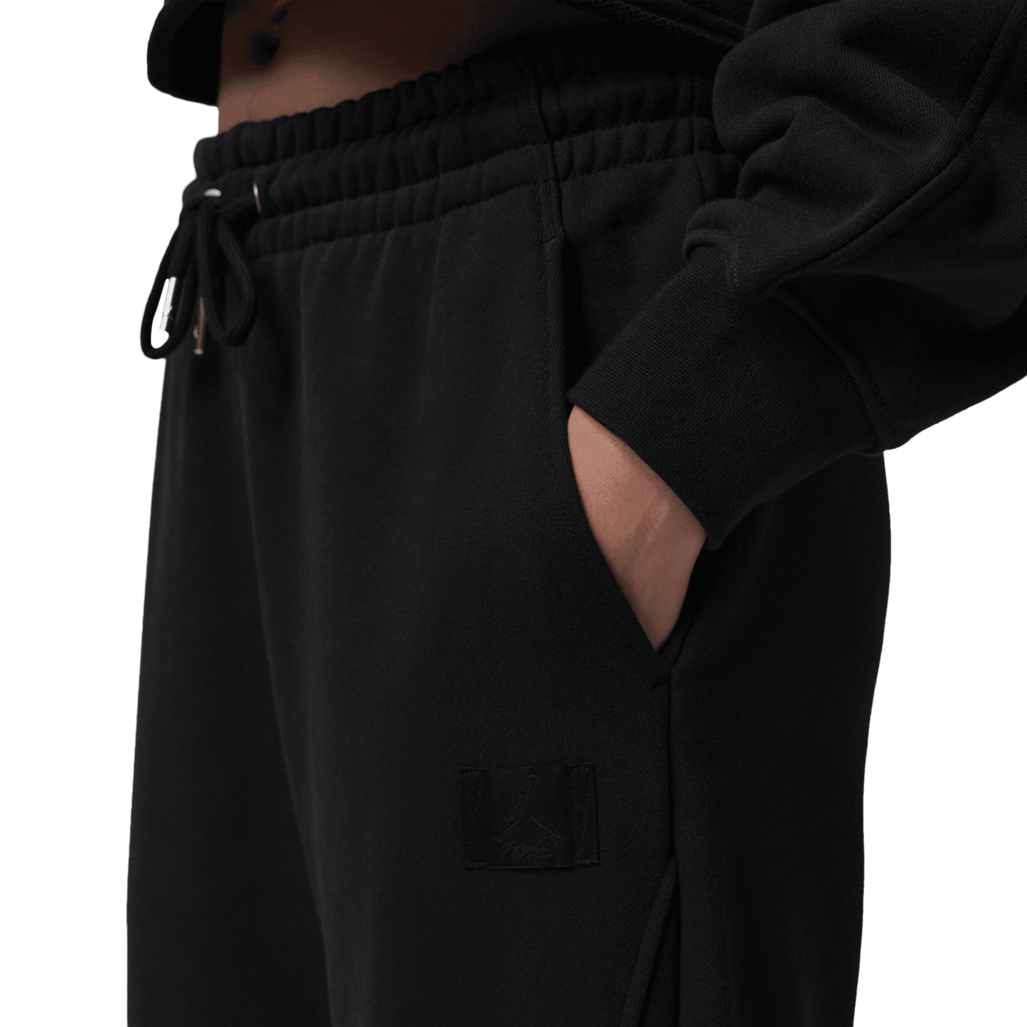 Jordan Flight Fleece FLR Pants - Women's - Black/Dark Smoke Grey
