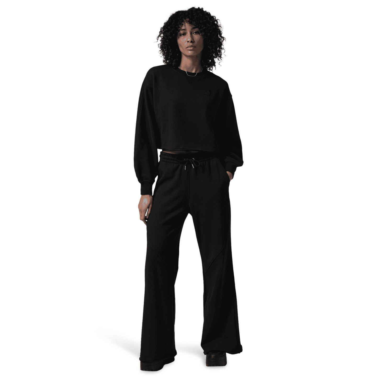 Jordan Flight Fleece FLR Pants - Women's - Black/Dark Smoke Grey