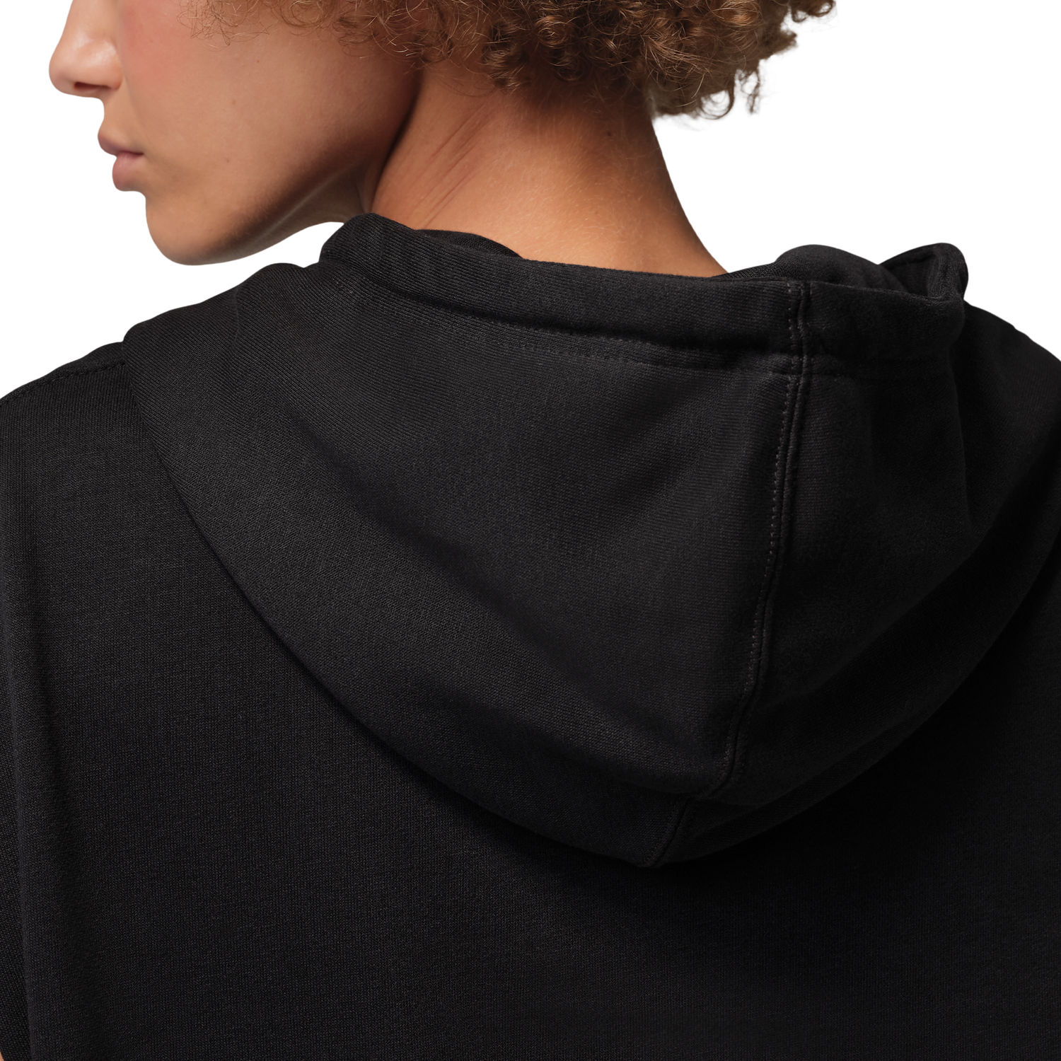 Jordan Brooklyn Fleece Crew Hooded Dress - Women's - Black/White