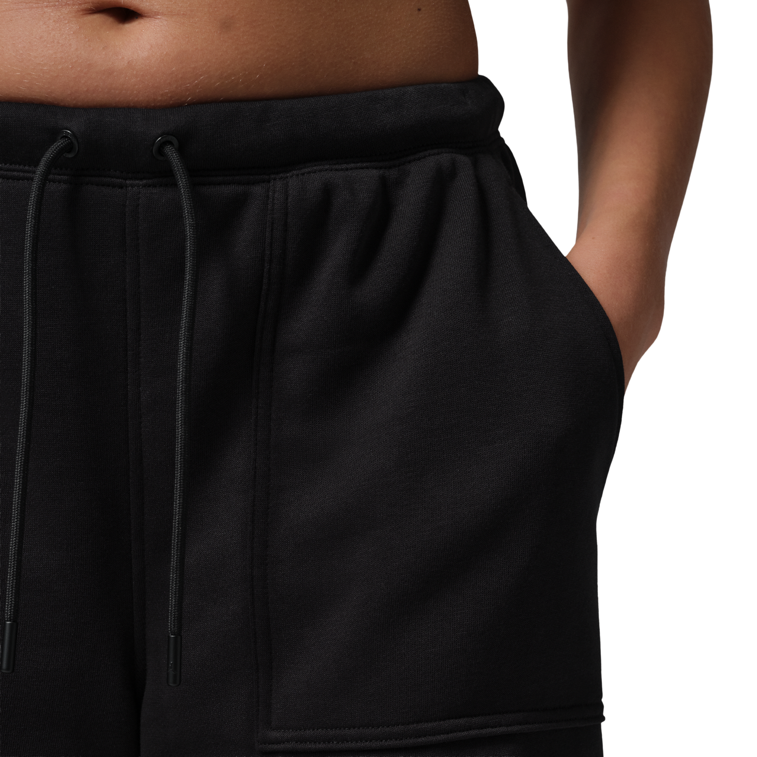 Jordan Brooklyn Fleece Cargo Pant - Women's - Black/White