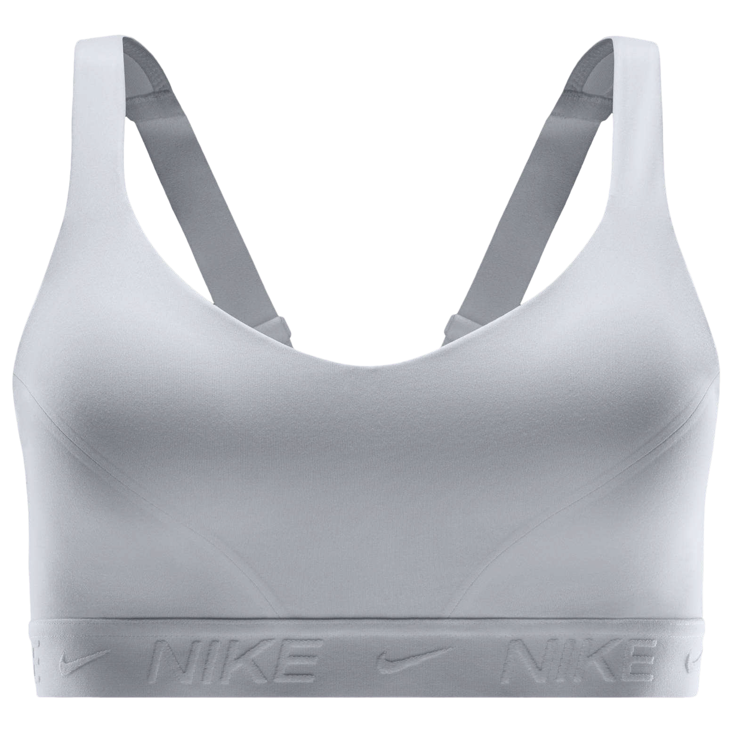 Nike Indy High DF Sports Bra - Women's - White/Stone Mauve/White