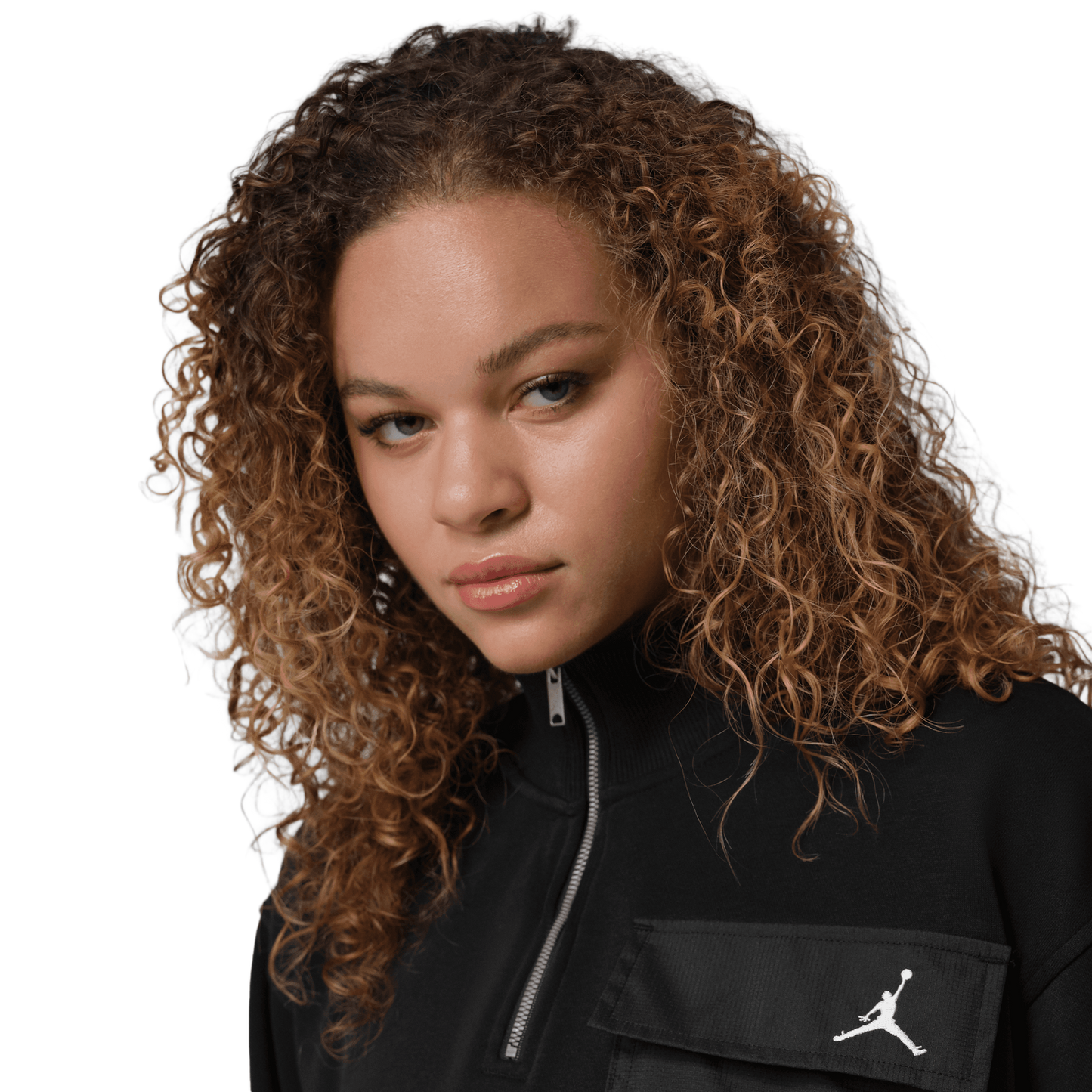 Jordan Brooklyn Fleece Quarter-Zip - Women's - Black/Black