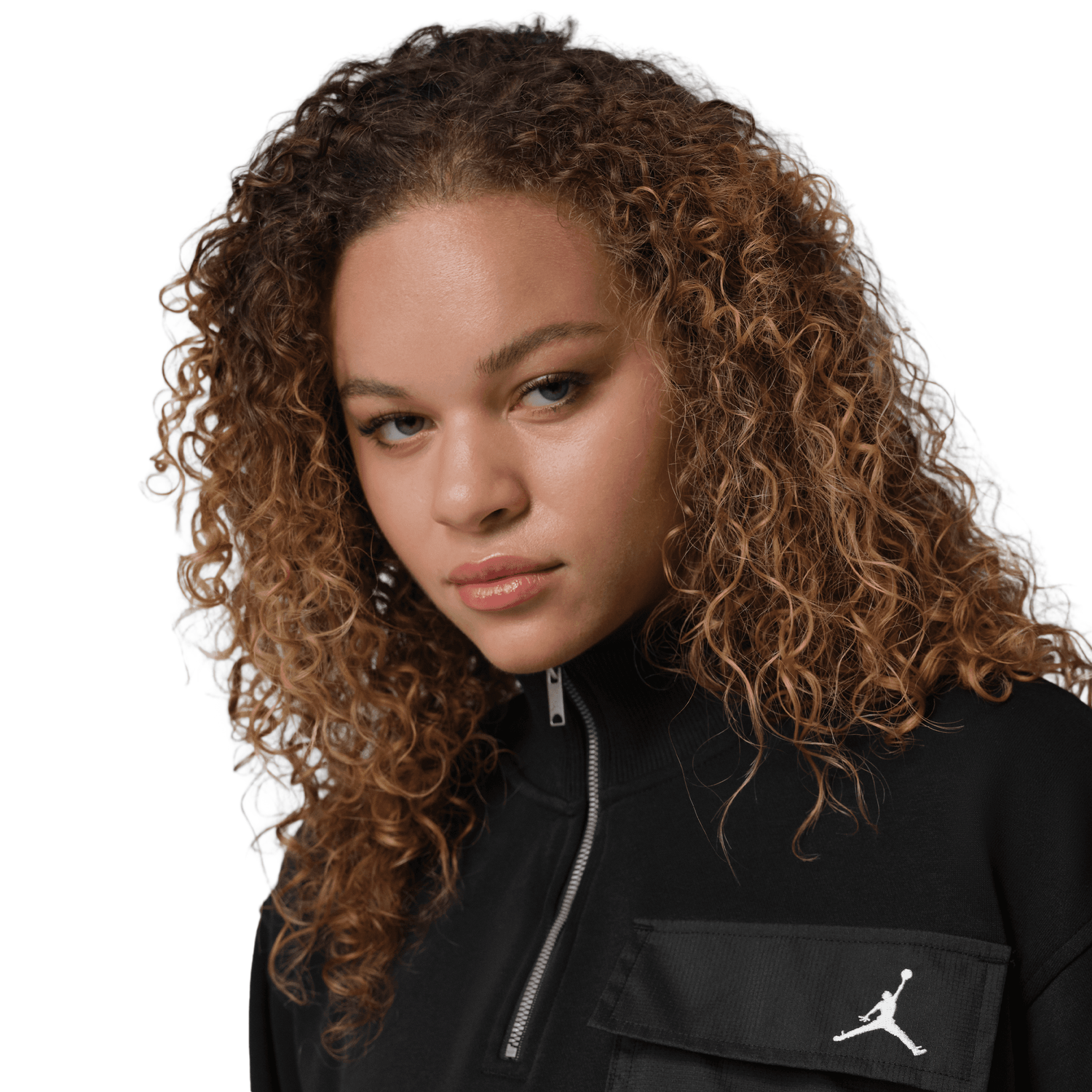Jordan Brooklyn Fleece Quarter-Zip - Women's - Black/Black
