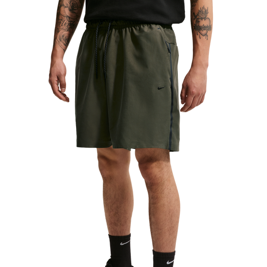 Nike Tech Shori Knit Shorts - Men's - Cargo Khaki/Black