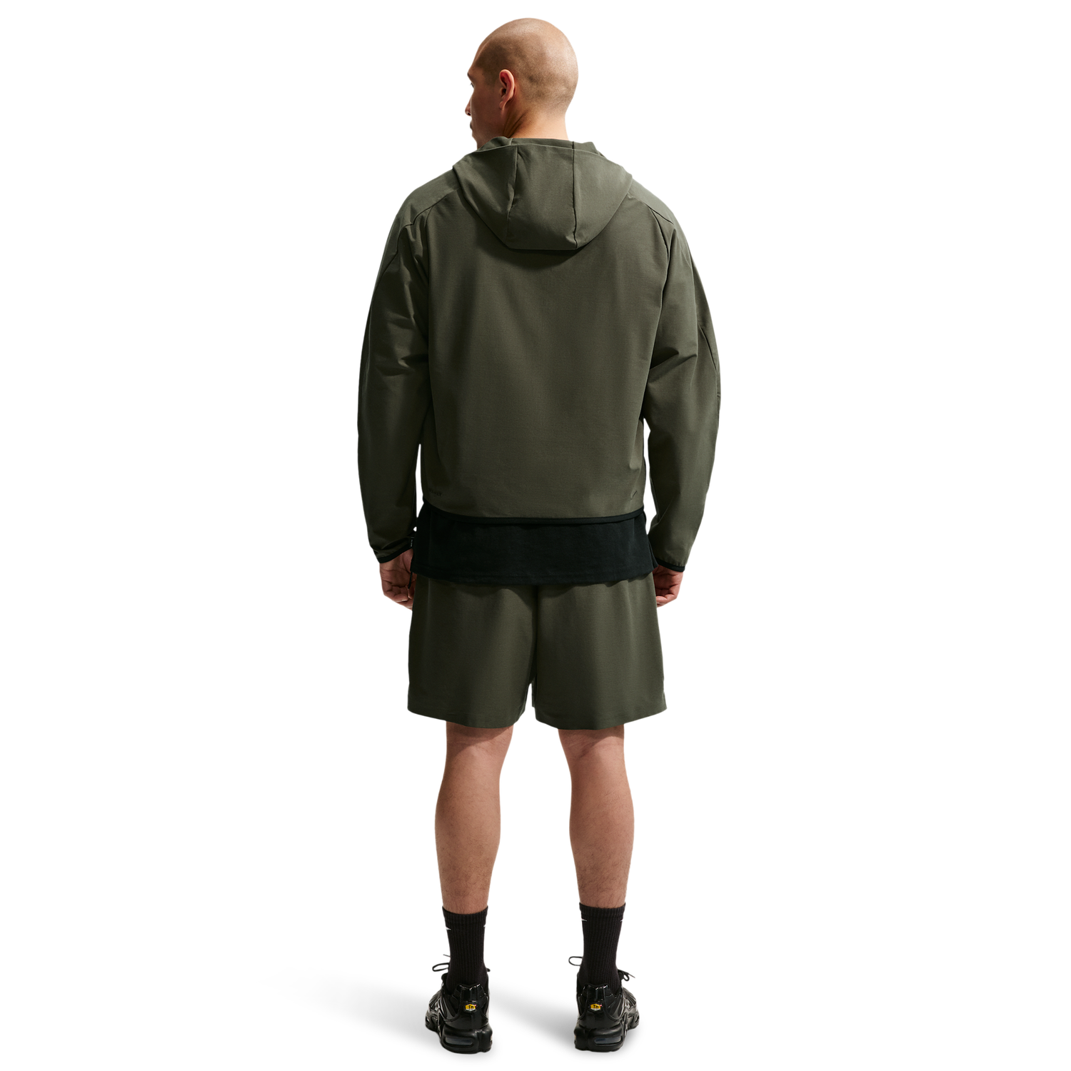 Nike Tech Shori Knit Shorts - Men's - Cargo Khaki/Black