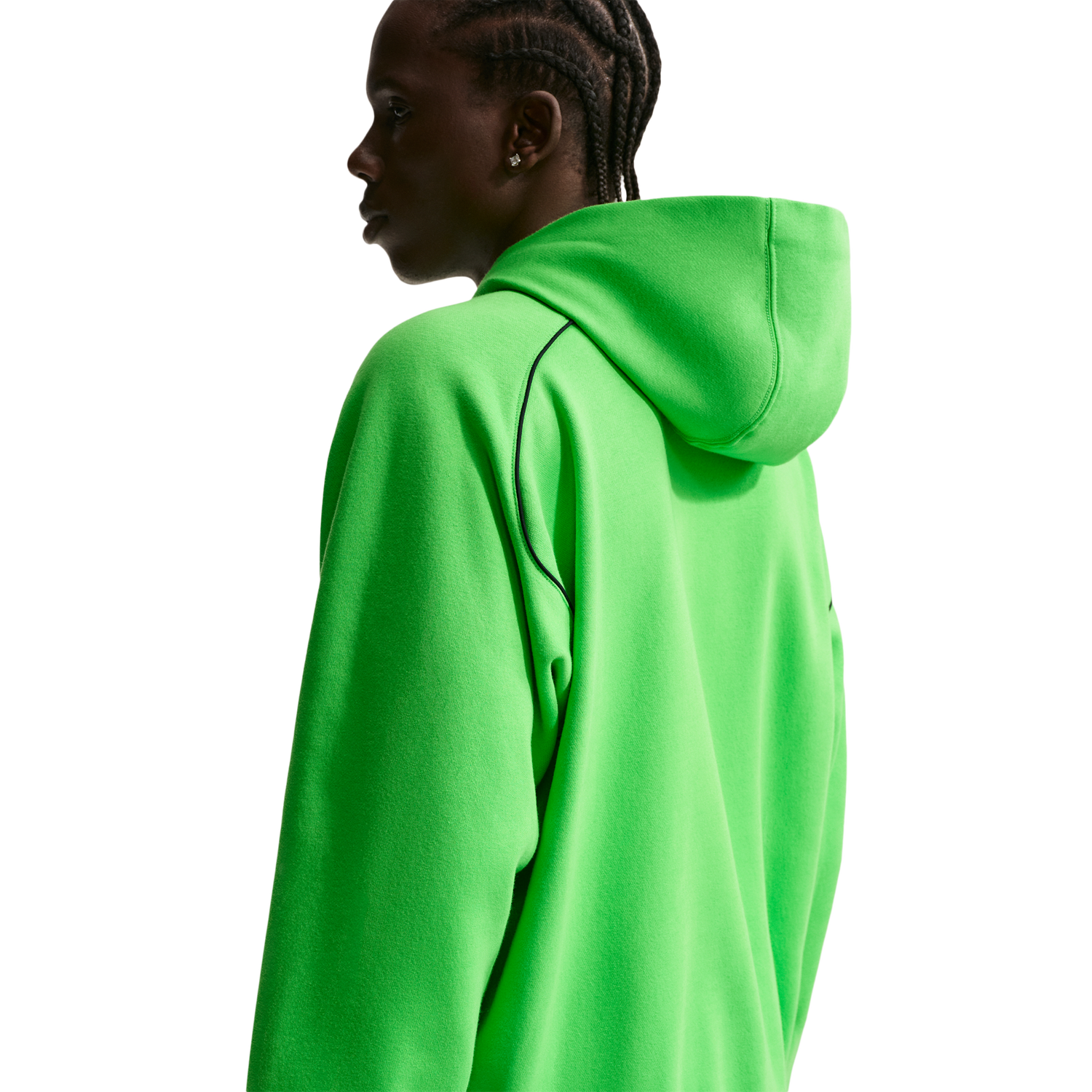 Nike Air Pullover Hoodie - Men's - Mean Green/Black