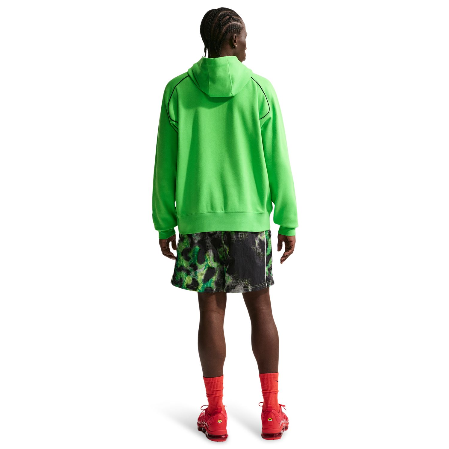 Nike Air Pullover Hoodie - Men's - Mean Green/Black