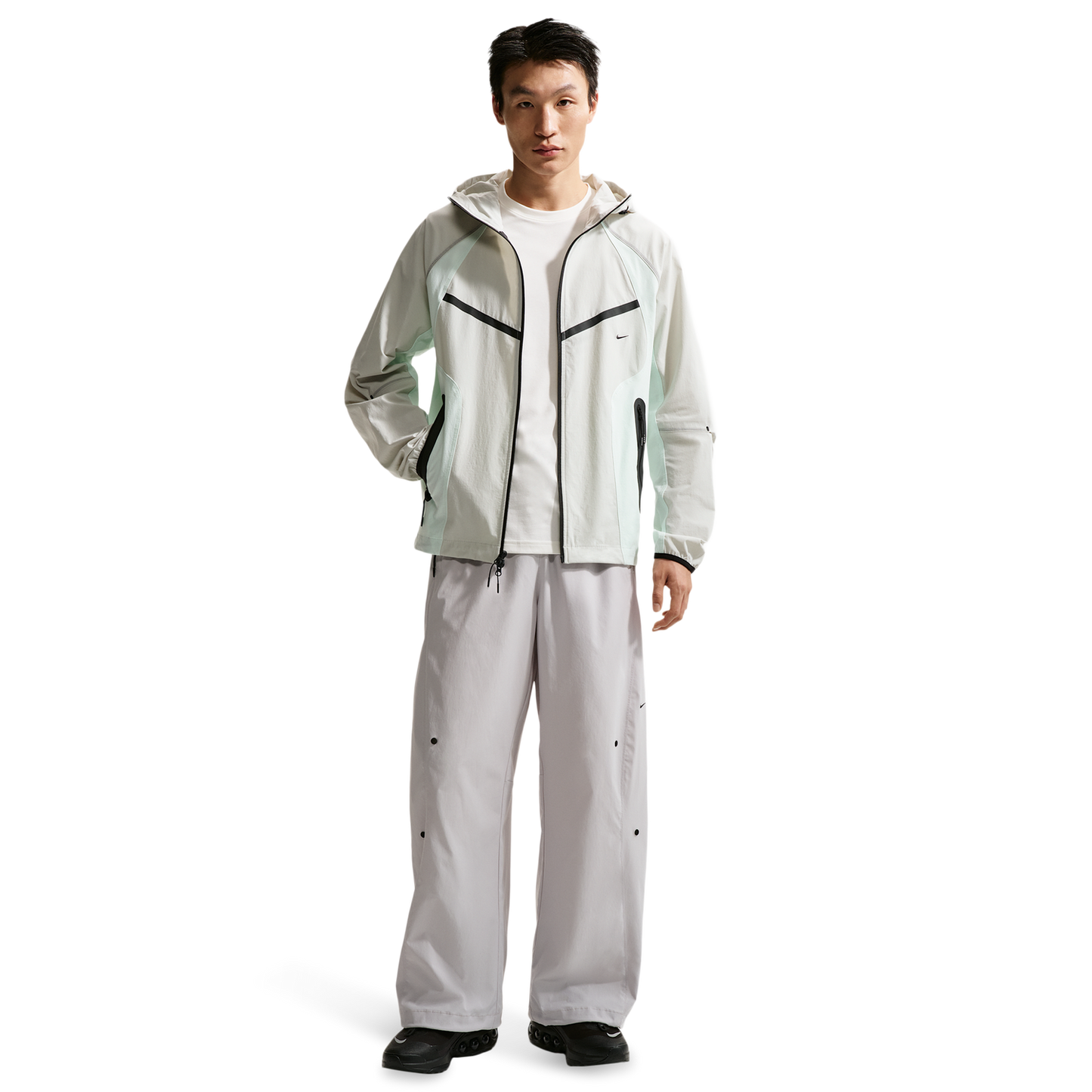 Nike Dri-Fit Tech Helios Sun Pant - Men's - Grey Fog/Black