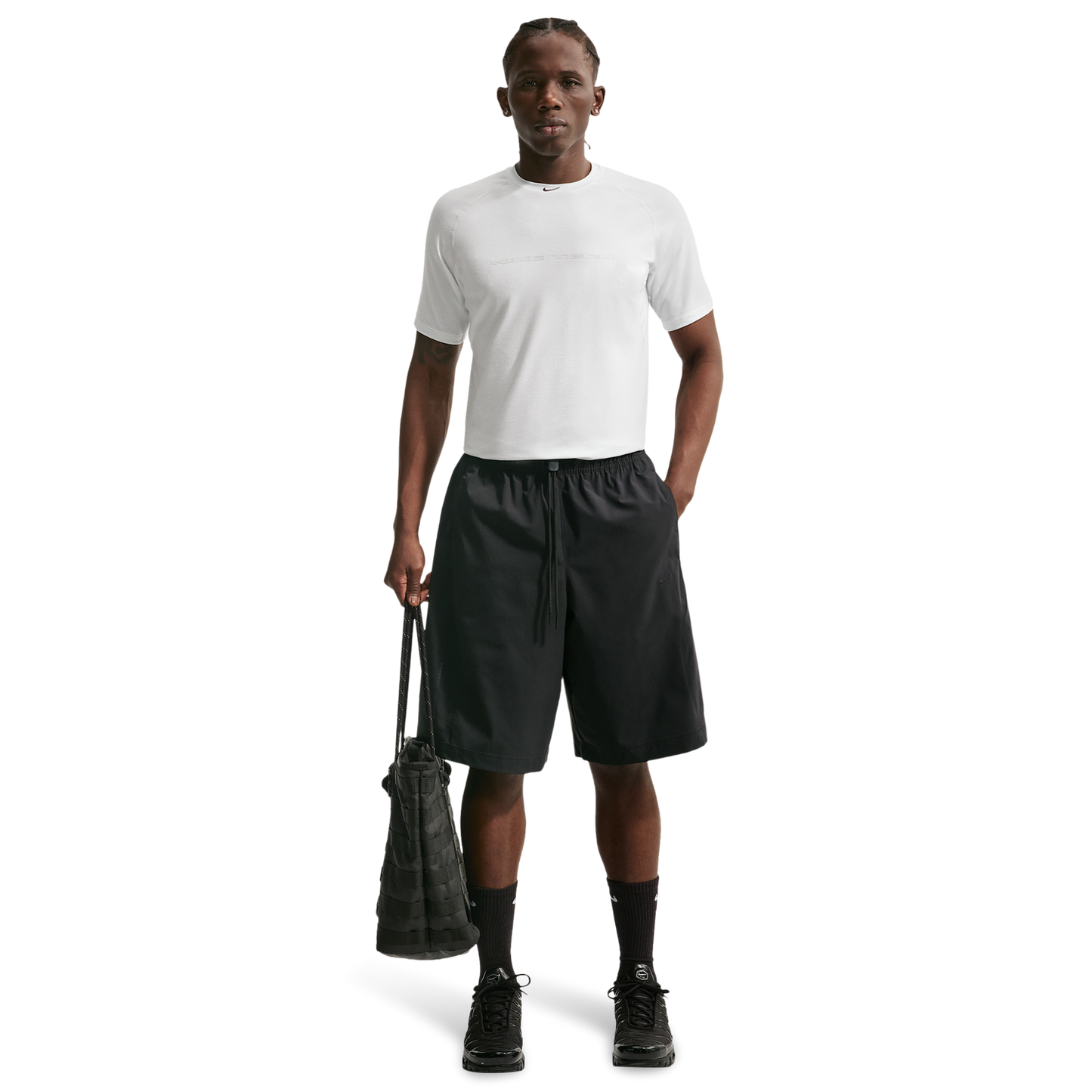 Nike Drifit Tech Helios Sun Short - Men's - Black/Black