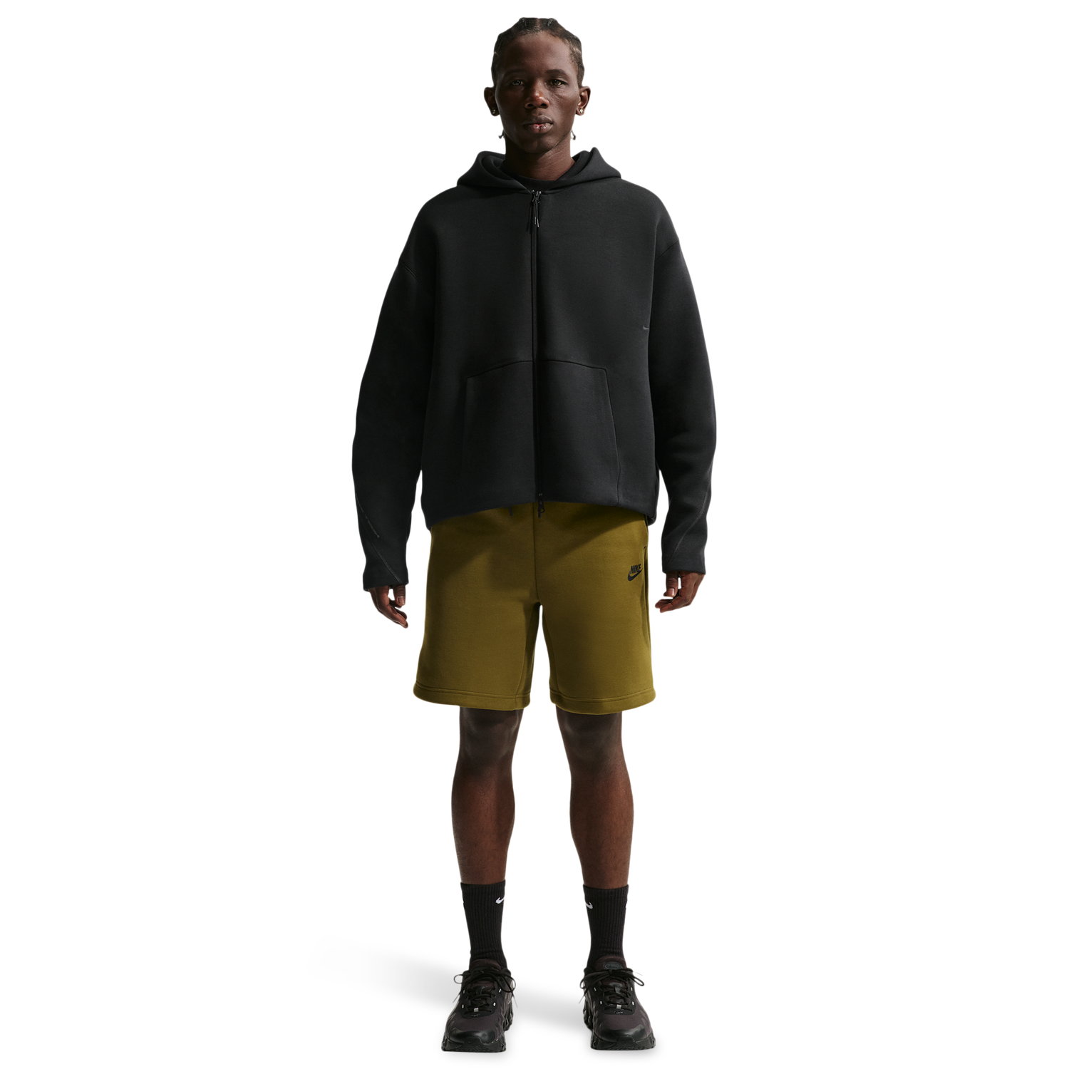 Nike Tech Fleece Ergo Full-Zip - Men's - Black/Black