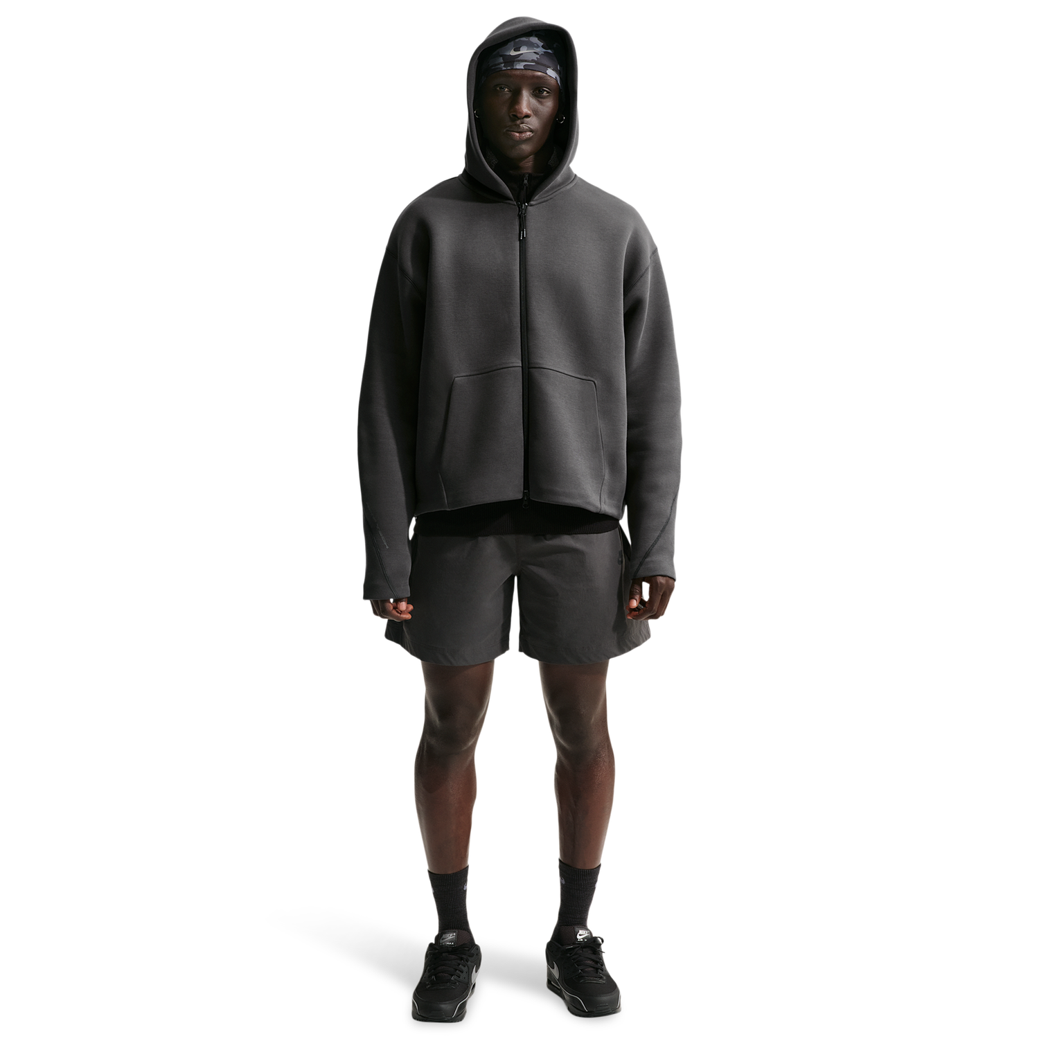 Nike Tech Fleece Ergo Full-Zip - Men's - Anthracite/Black