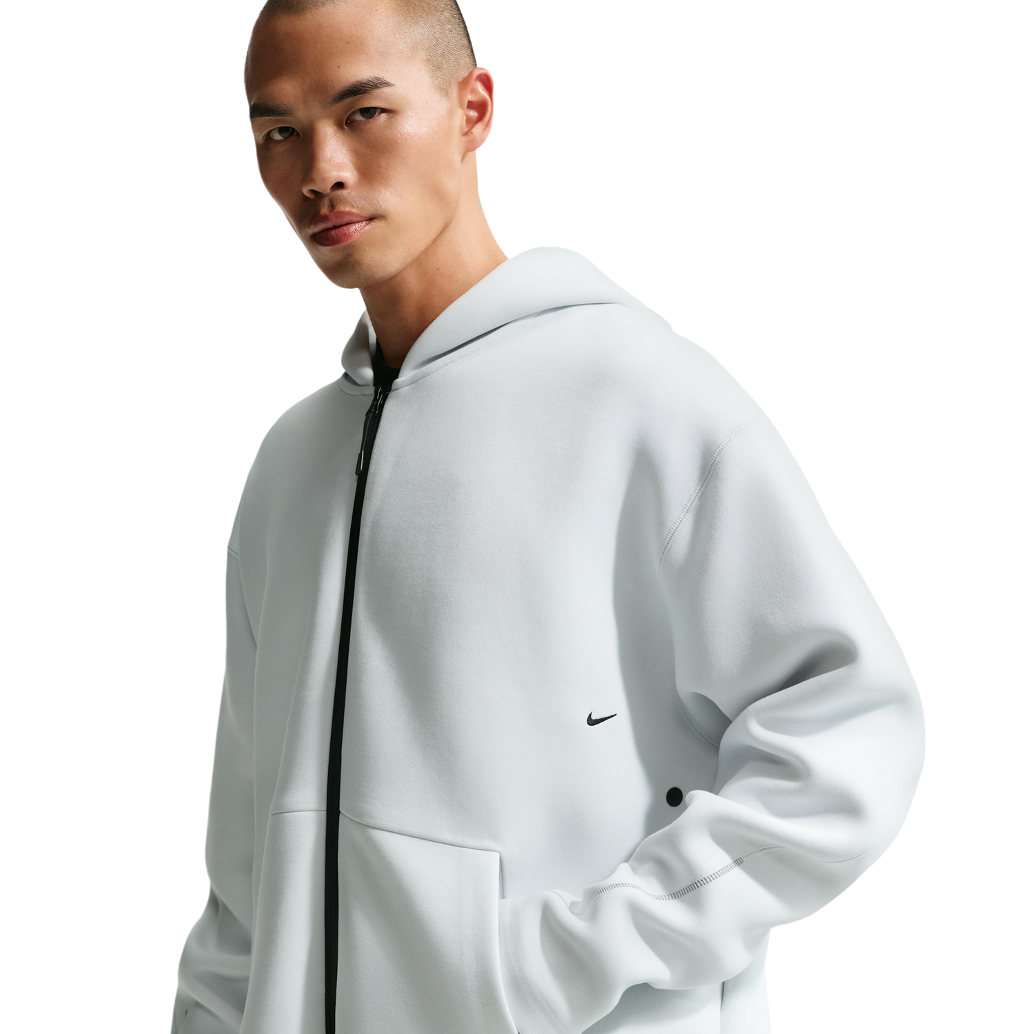Nike Tech Fleece Ergo Full-Zip - Men's - Off White/Black
