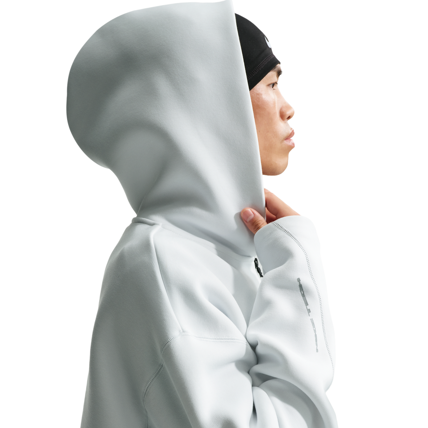 Nike Tech Fleece Ergo Full-Zip - Men's - Off White/Black