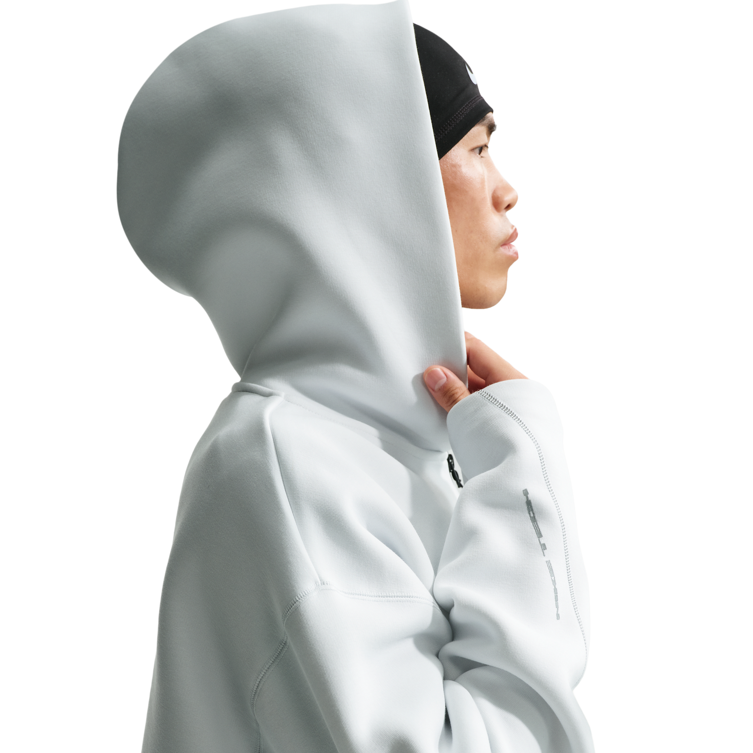 Nike Tech Fleece Ergo Full-Zip - Men's - Off White/Black