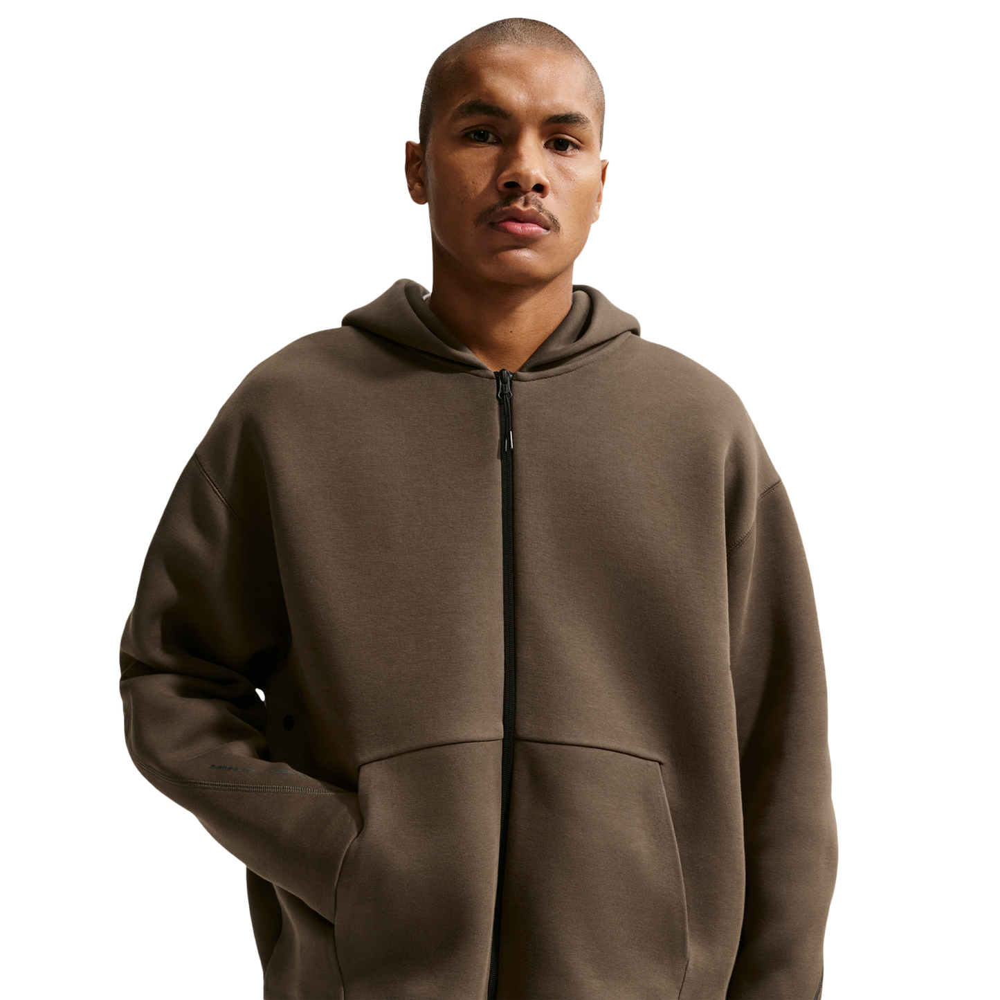 Nike Tech Fleece Ergo Full-Zip - Men's - Dark Hazel/Black